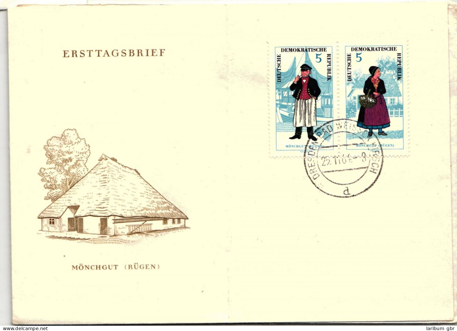 DDR W Zd 144-148 Als Ersttagsbrief Ein Brief Gefaltet #IU192 - Sonstige & Ohne Zuordnung
