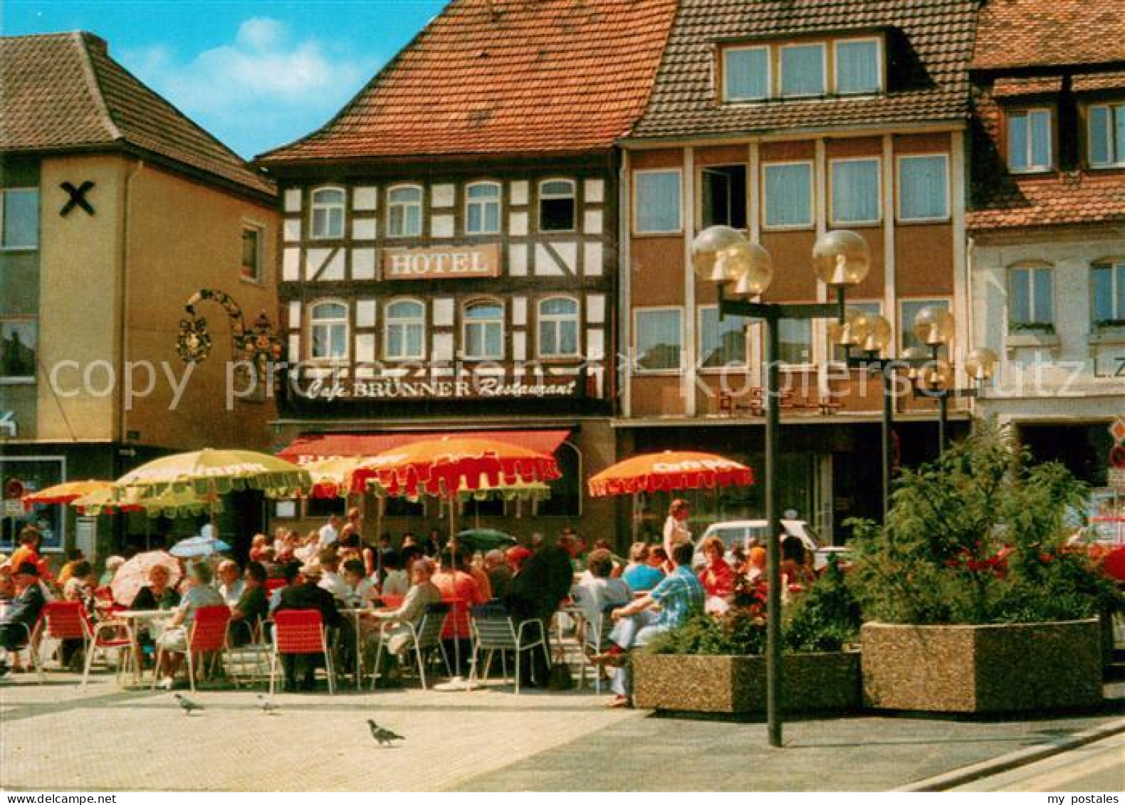 73685966 Bad Koenigshofen Cafe Bruenner Hotel Restaurant Freiterrasse Bad Koenig - Bad Koenigshofen