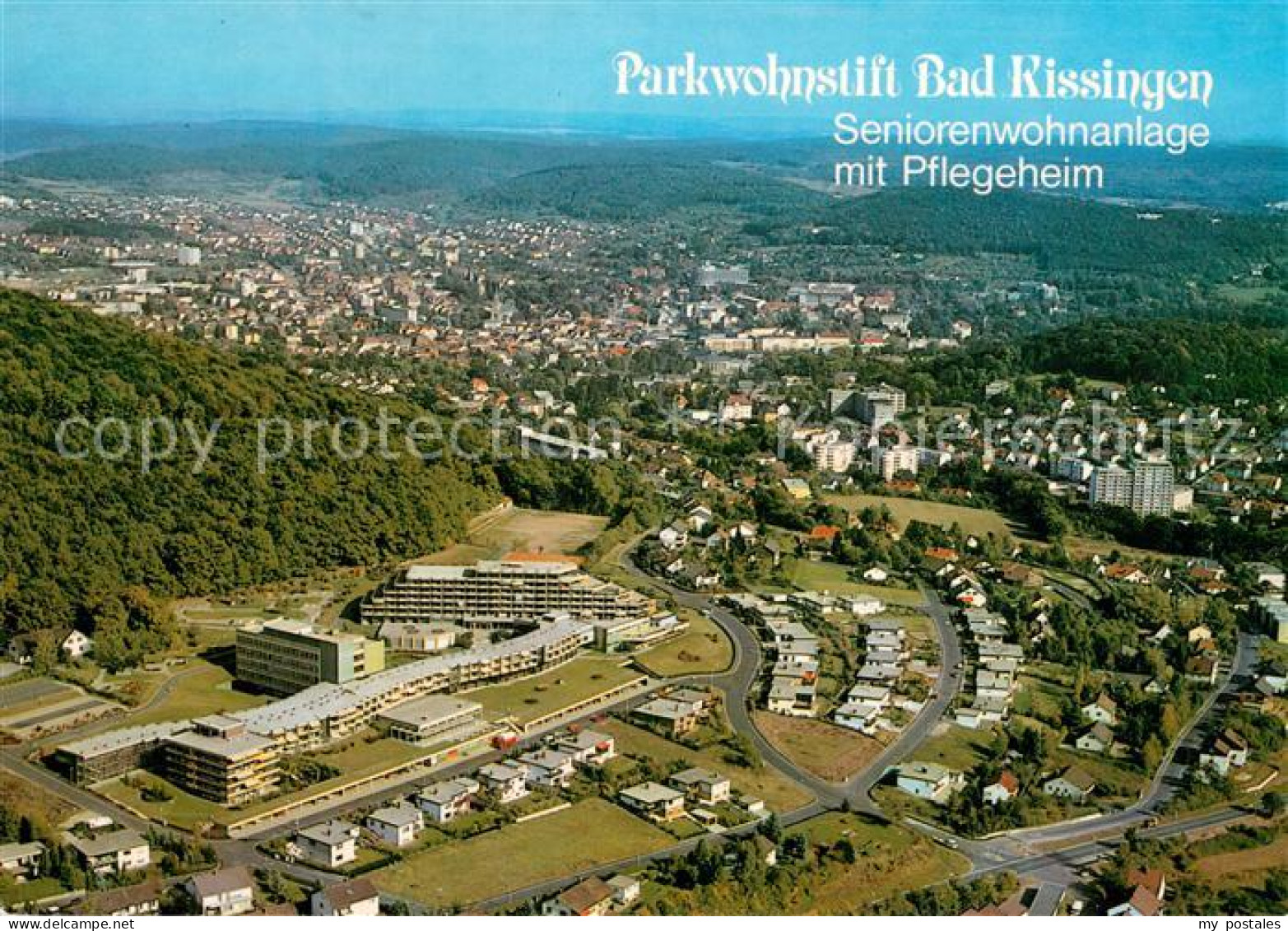 73685821 Bad Kissingen Fliegeraufnahme Mit Parkwohnstift Bad Kissingen Bad Kissi - Bad Kissingen