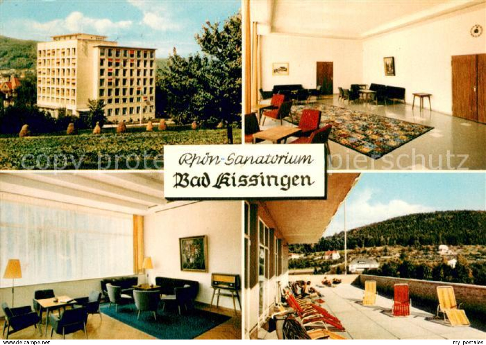 73685819 Bad Kissingen Rhoen Sanatorium Aufenthaltsraeume Terrasse Bad Kissingen - Bad Kissingen
