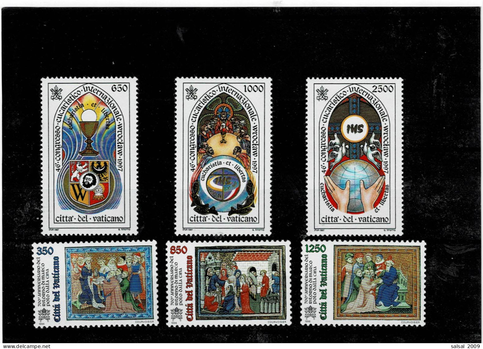 VATICANO ,2 Serie Incomplete MNH ,valore Faciale Affrancabile L.6.600 ,qualita Ottima - Unused Stamps