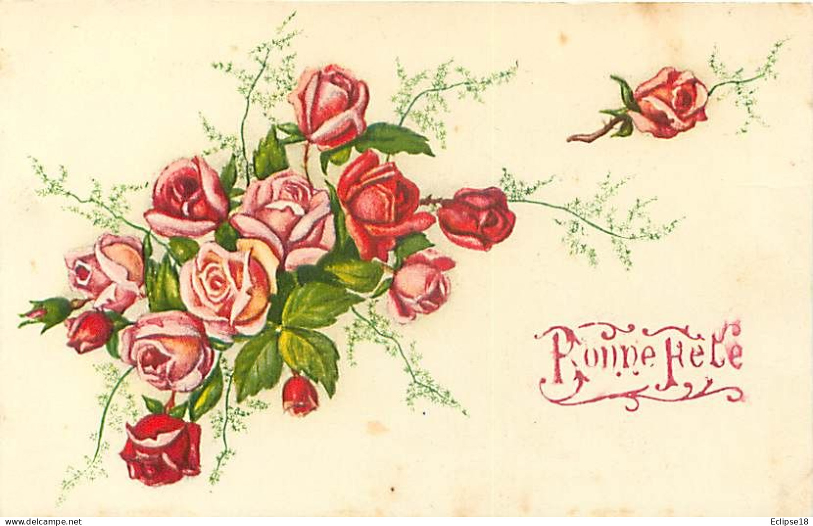 Bouquet De Fleurs Roses      Q 2587 - Blumen