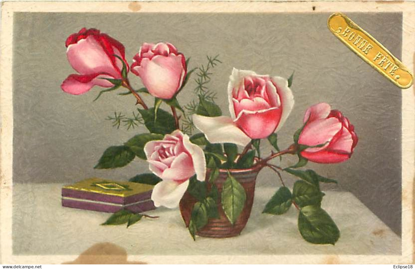 Bouquet De Fleurs Roses      Q 2587 - Flowers