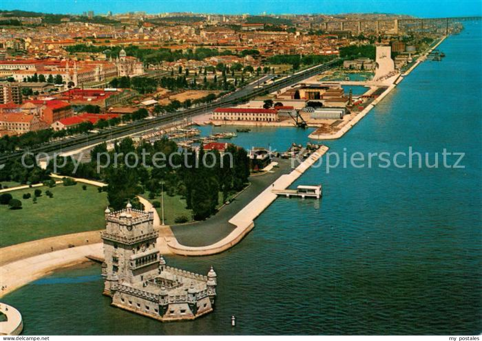 73685688 Lisboa Torre De Belém Jerónimos E Infante Vista Aérea Lisboa - Autres & Non Classés