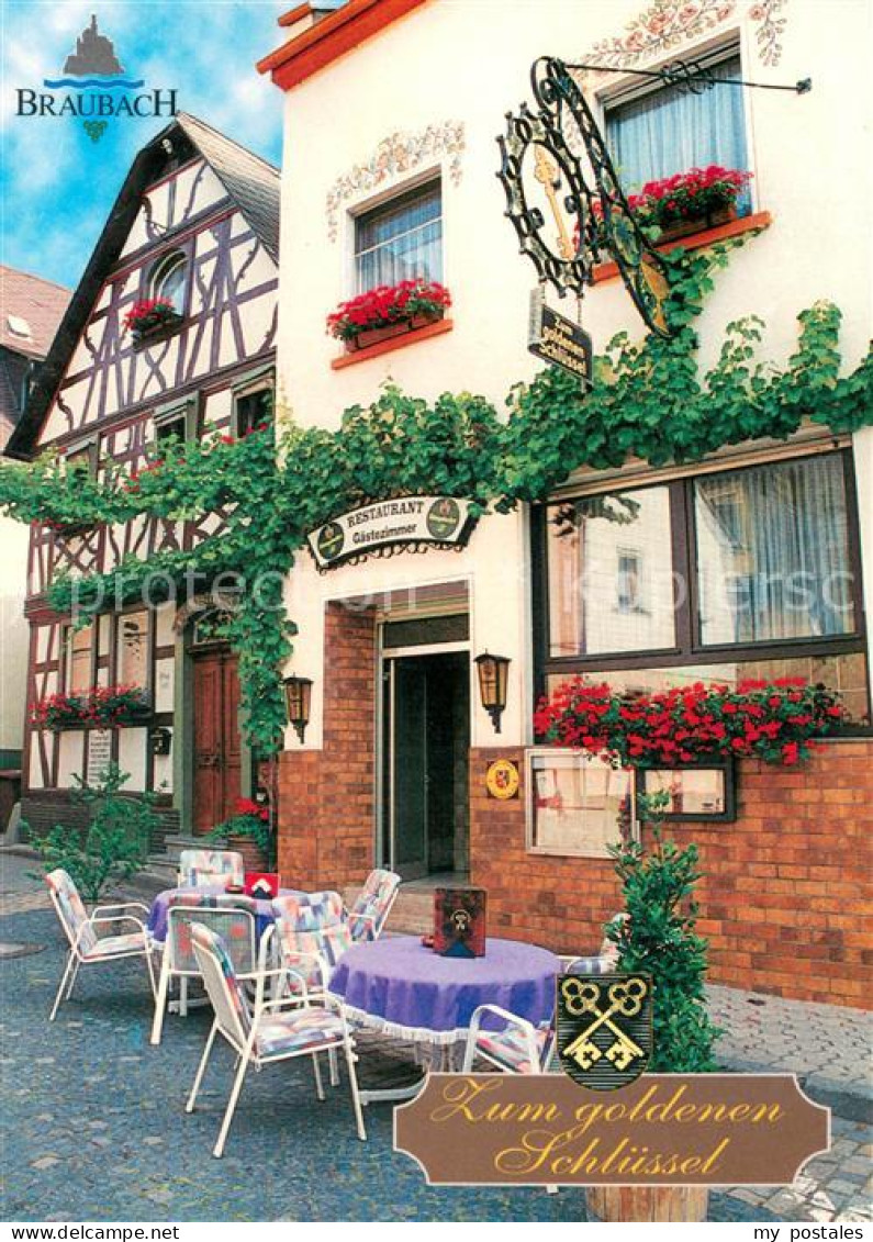73685613 Braubach Rhein Restaurant Zum Goldenen Schluessel Braubach Rhein - Braubach