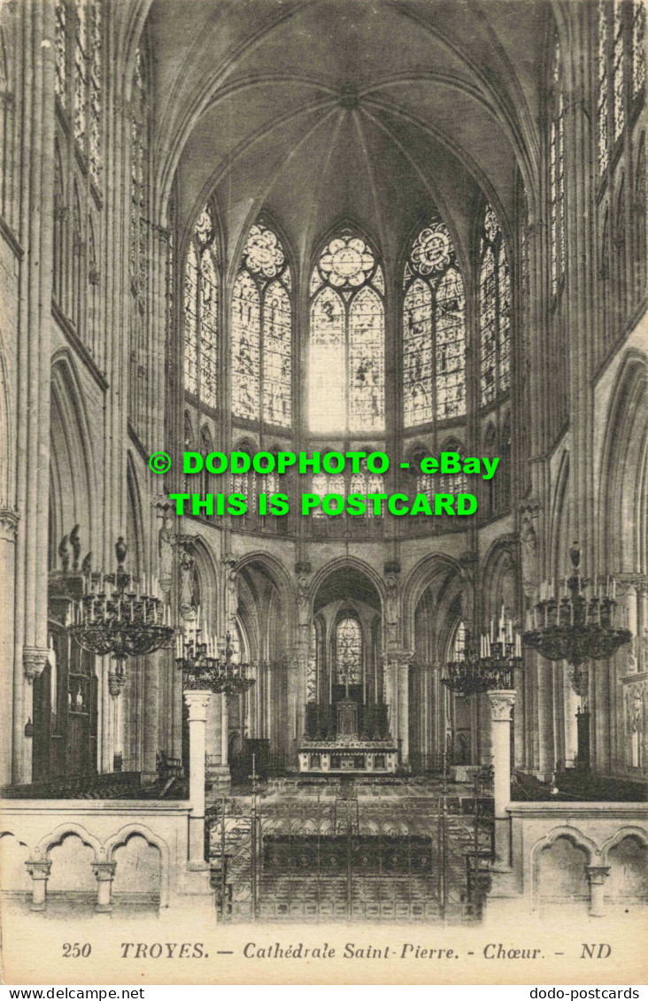 R557205 Troyes. Cathedrale Saint Pierre. Choeur. ND. Levy Et Neurdein Reunis - Mundo