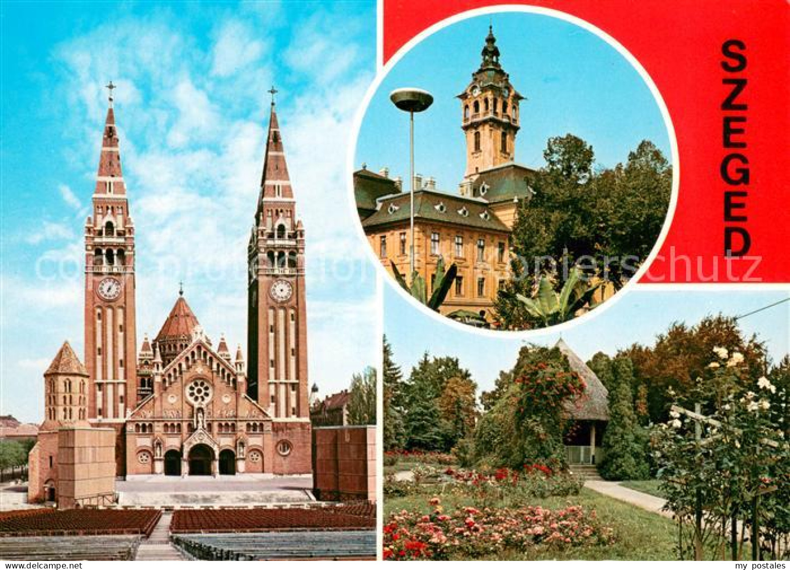 73685485 Szeged Kirche Schloss Park Szeged - Hongarije