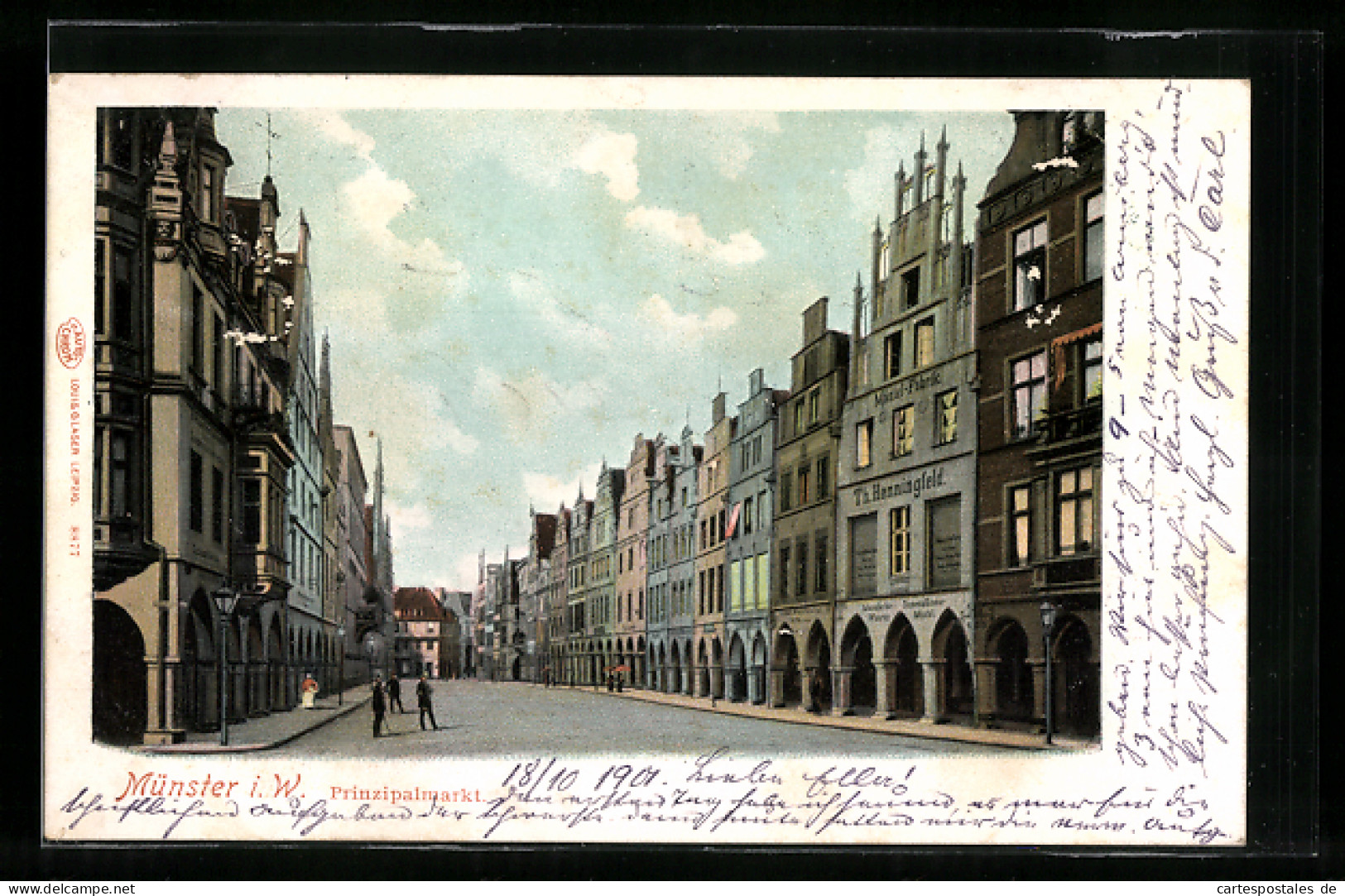 AK Münster I. W., Prinzipalmarkt  - Münster