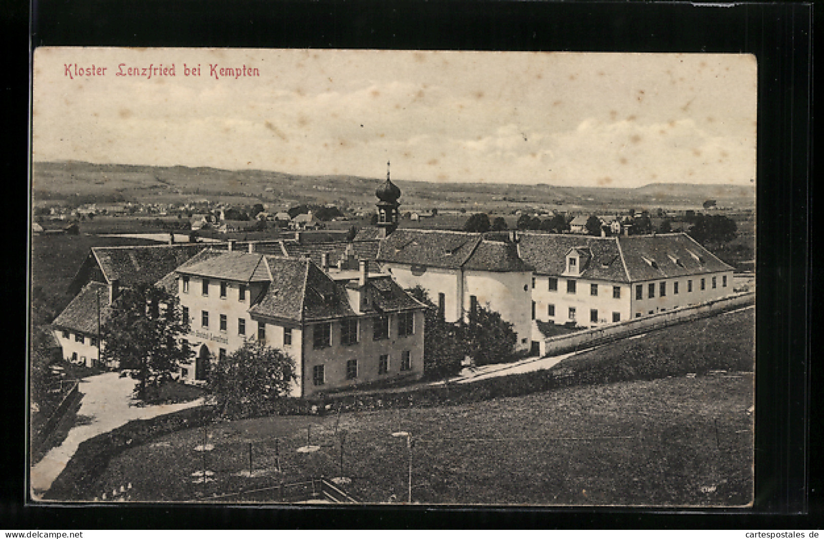 AK Kempten-Lenzfried, Kloster Aus Der Vogelschau  - Kempten