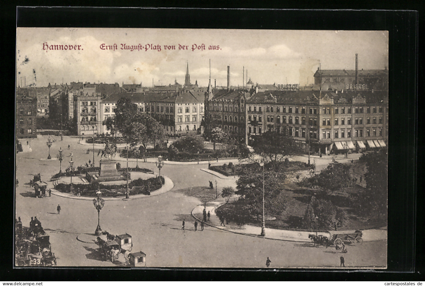 AK Hannover, Ernst August-Platz Von Der Post Aus  - Hannover