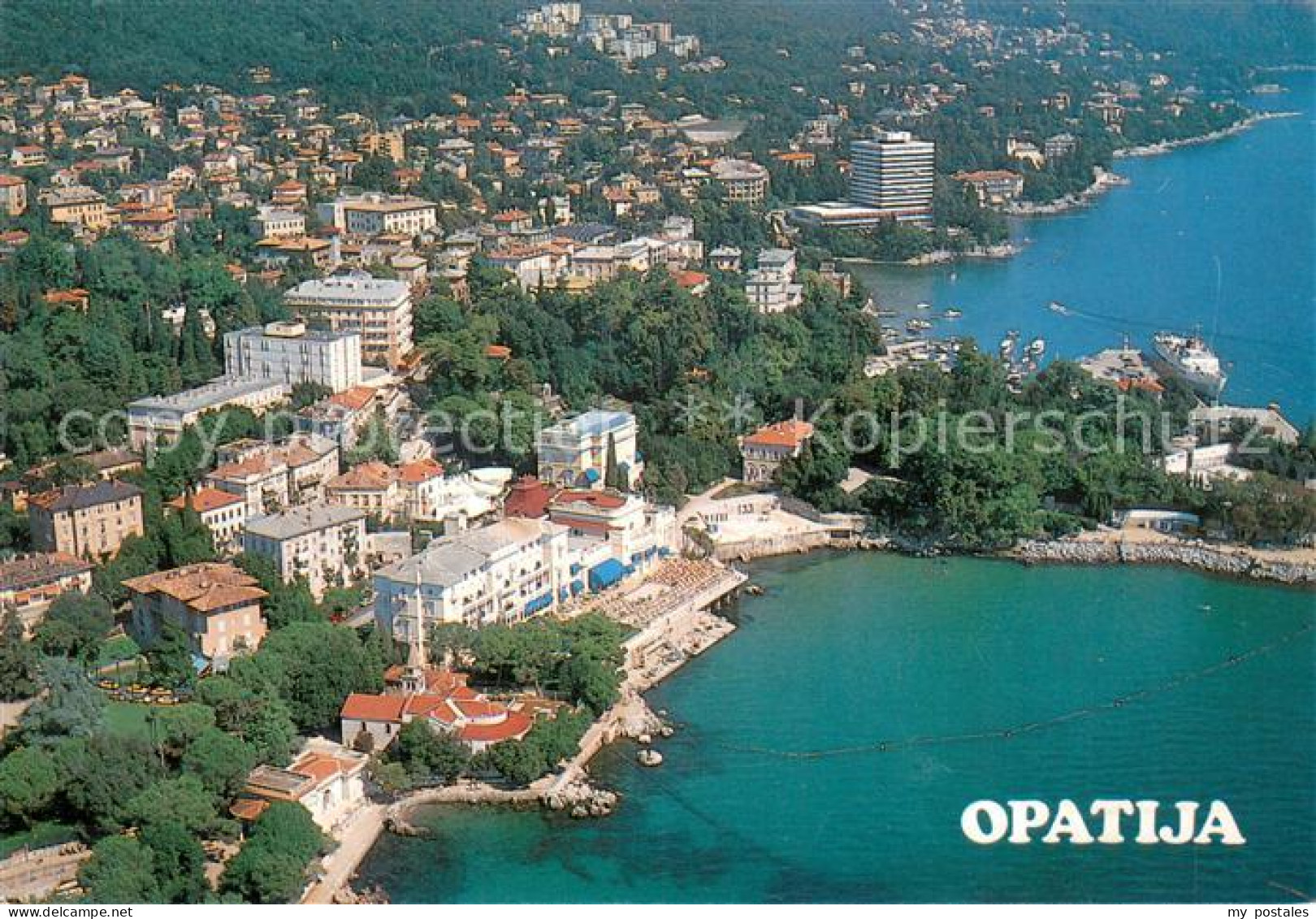 73685430 Opatija Abbazia Fliegeraufnahme  - Kroatien