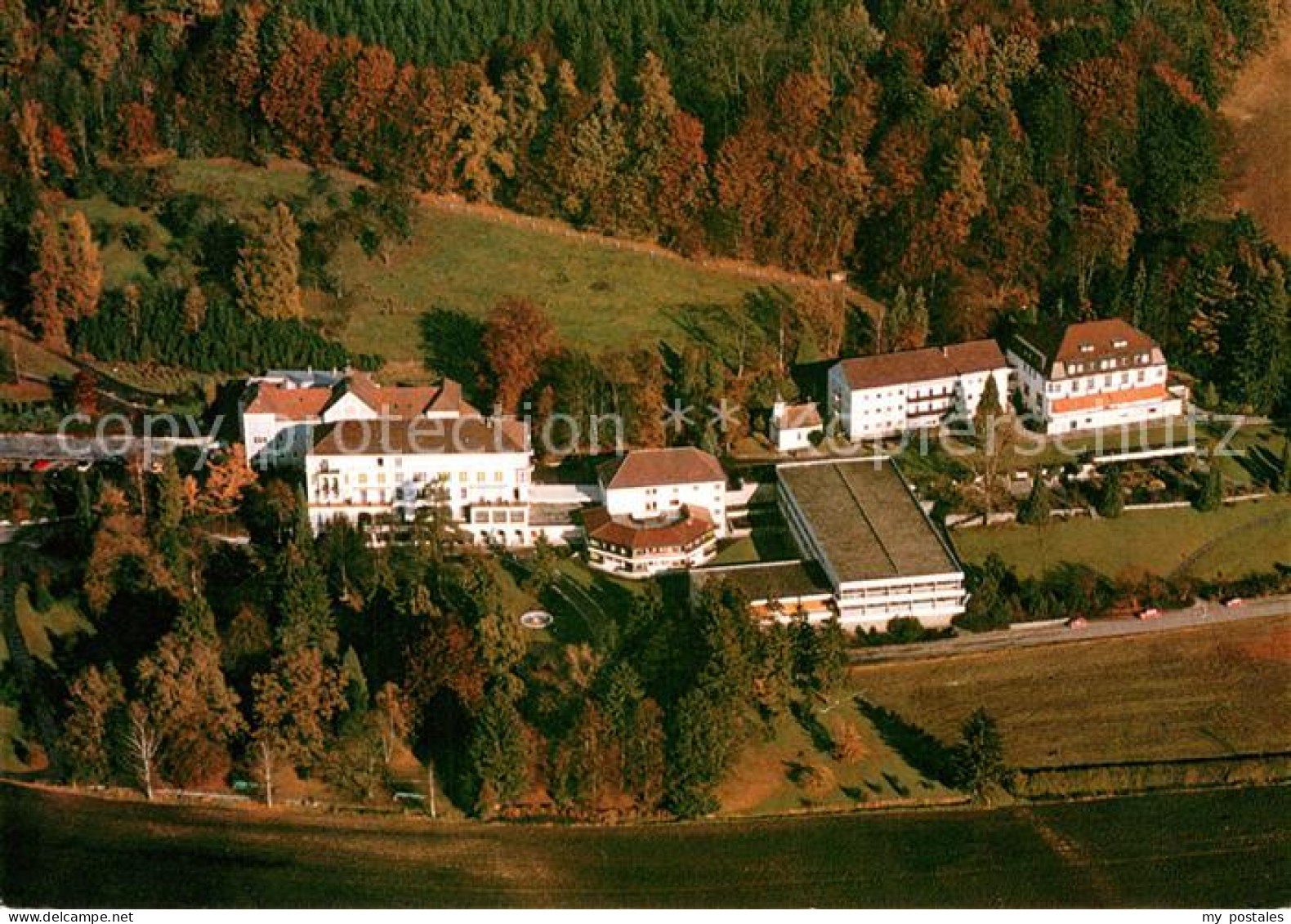 73685415 Biberach Riss Kneipp Sanatorium Jordanbad Fliegeraufnahme Biberach Riss - Biberach