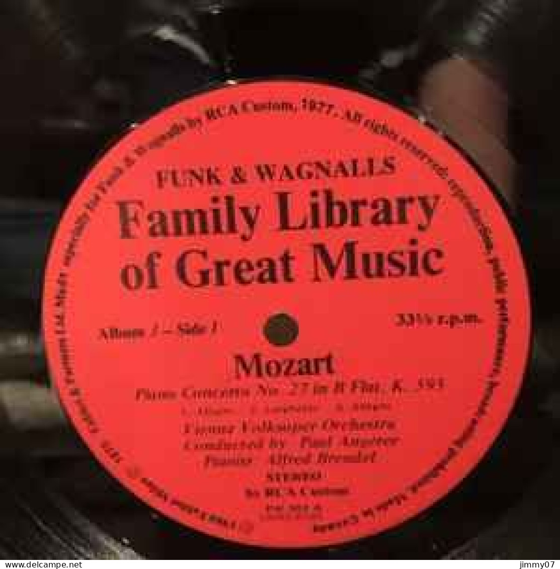 Various, Mozart - The Piano Concerto In B Flat - Funk & Wagnalls Family Library Of Great Music - Album 3 (LP, Comp) - Classical
