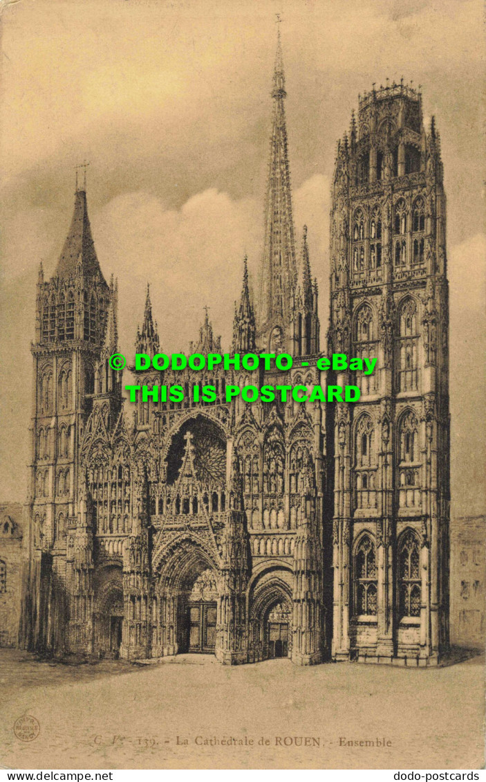 R557240 La Cathedrale De Rouen. Ensemble. Reunies De Nancy. 1908 - Mundo