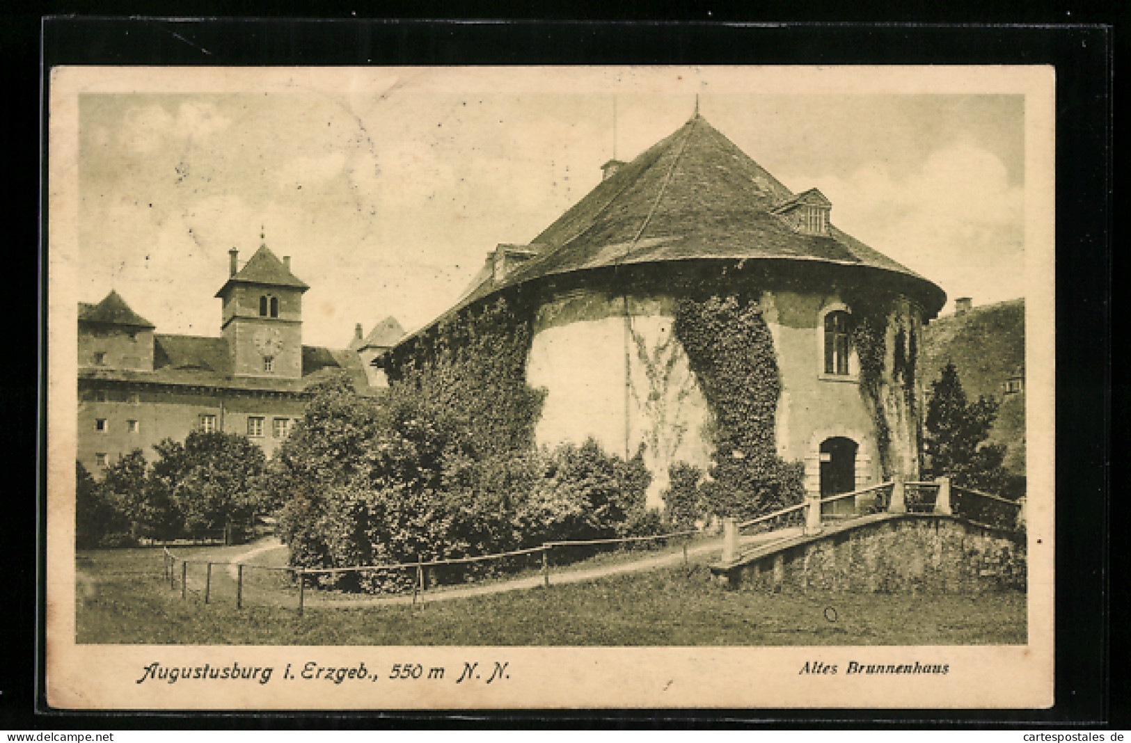 AK Augustusburg I. Erzgeb., Altes Brunnenhaus  - Augustusburg