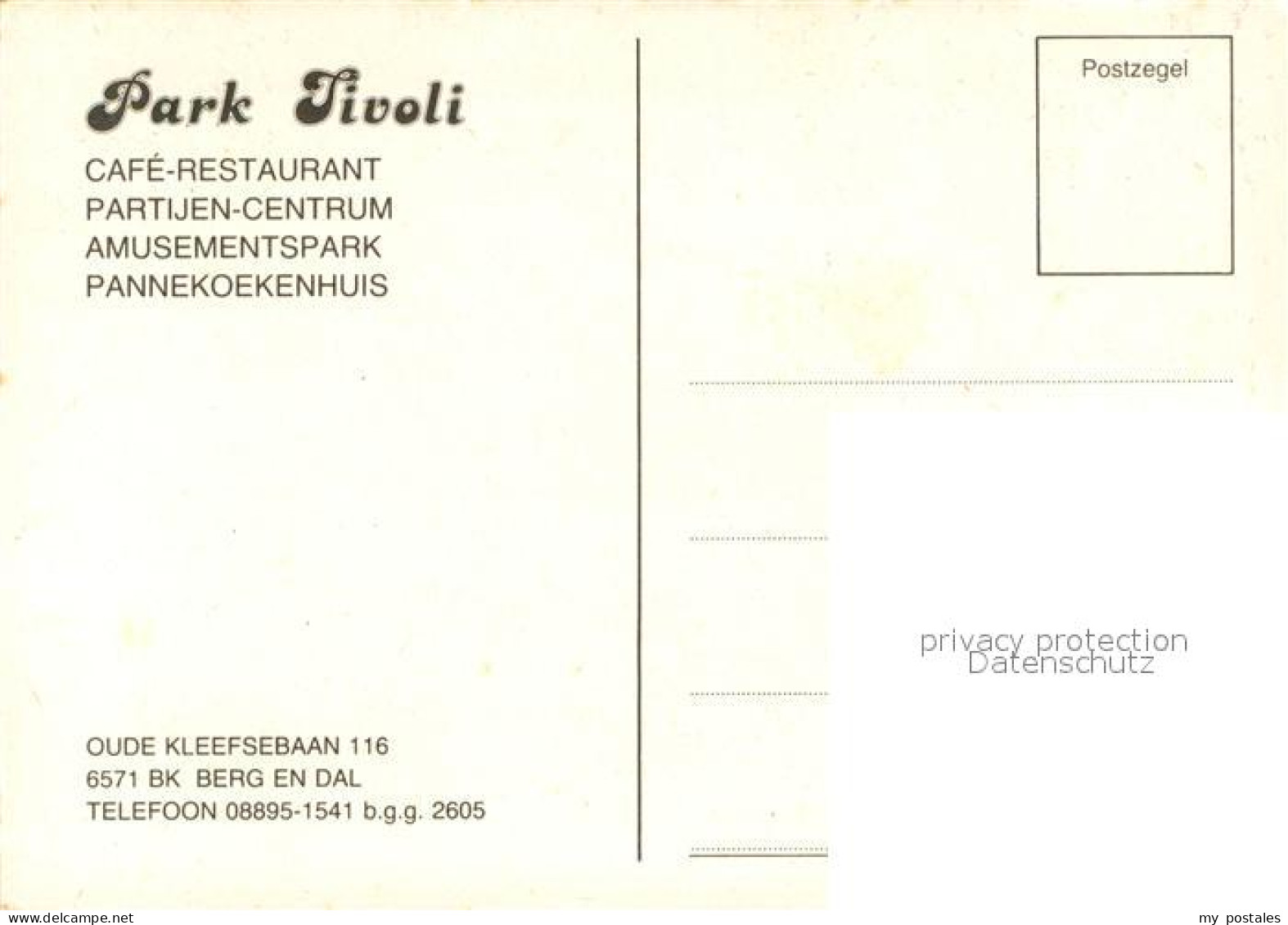 73685387 Berg En Dal Park Tivoli Cafe Restaurant Berg En Dal - Other & Unclassified