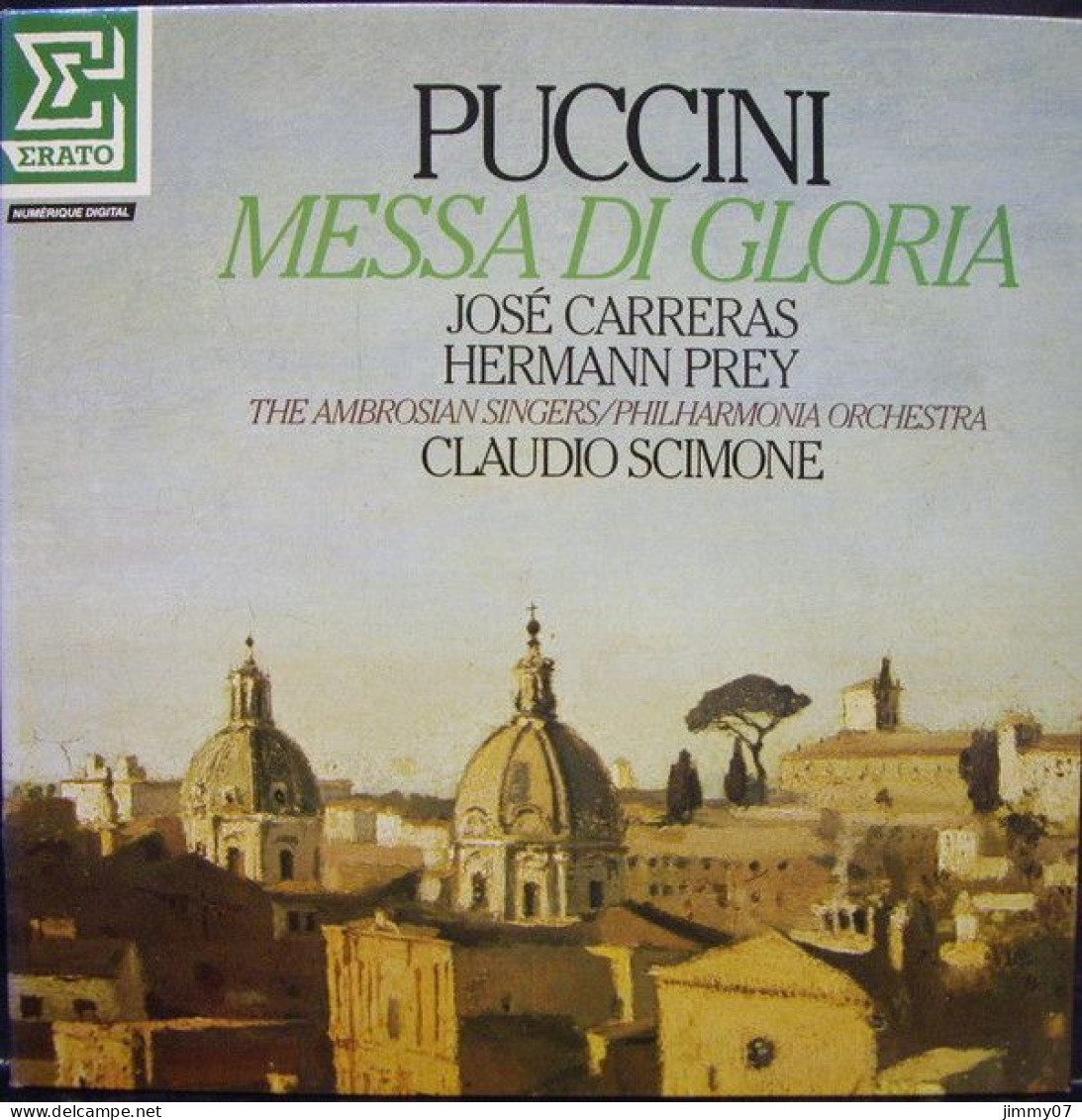 Puccini - Carreras,Prey, The Ambrosian Singers / Philharmonia Orche.,Scimone - Messa Di Gloria (LP) - Classical