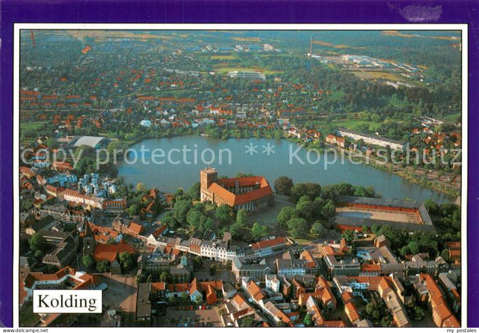73685302 Kolding Fliegeraufnahme Kolding - Dänemark
