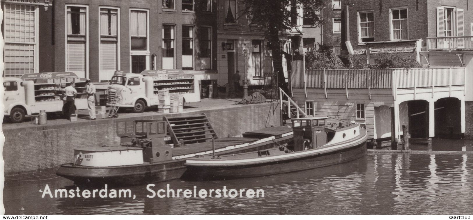 Amsterdam:  2x KARRIER BANTAM  COCA-COLA TRUCKS '57 - Schreierstoren - (Holland) - Passenger Cars