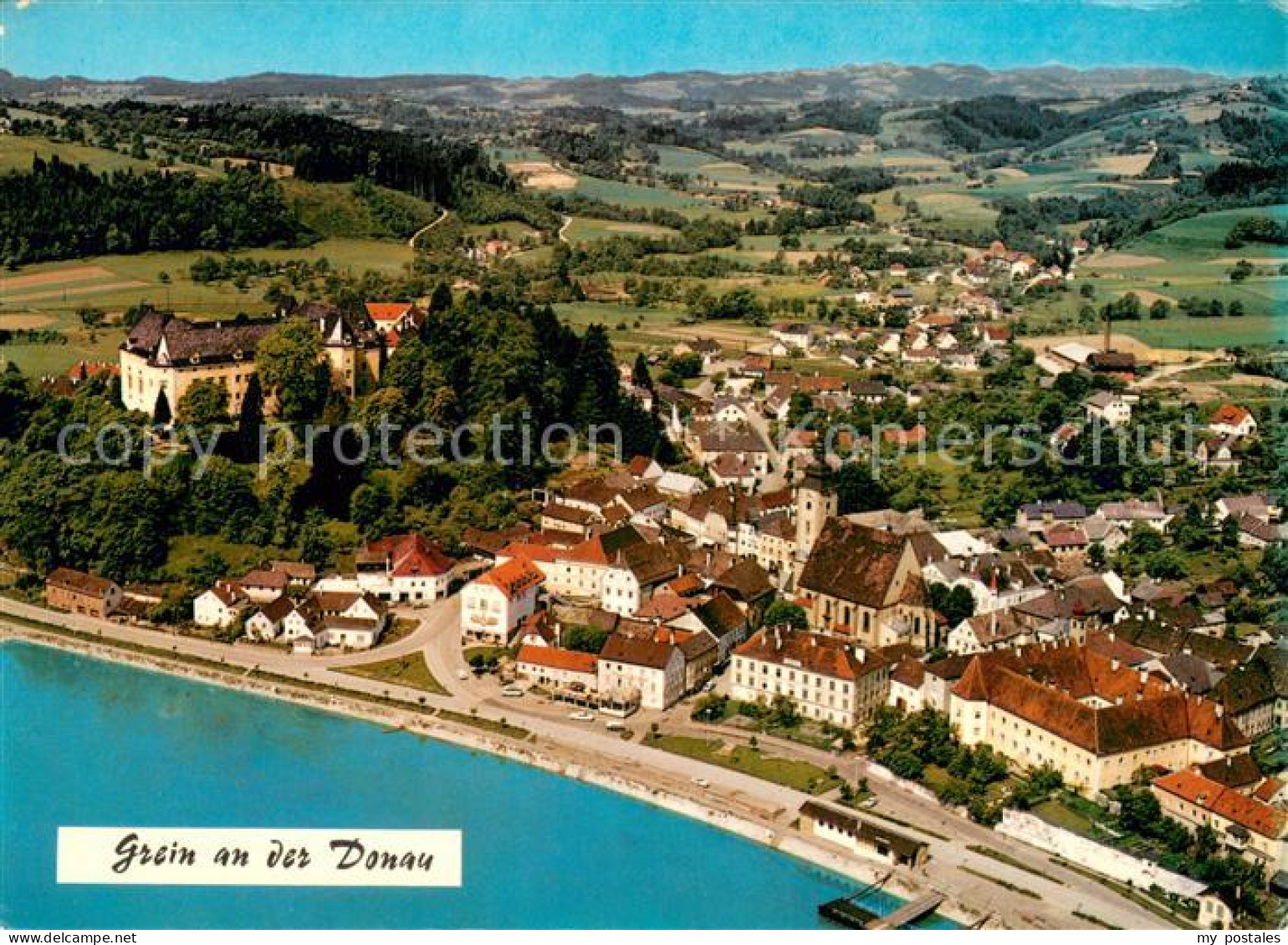 73683743 Grein Donau Oberoesterreich Mit Schloss Greinburg 15. Jhdt. Rathaus 14. - Autres & Non Classés