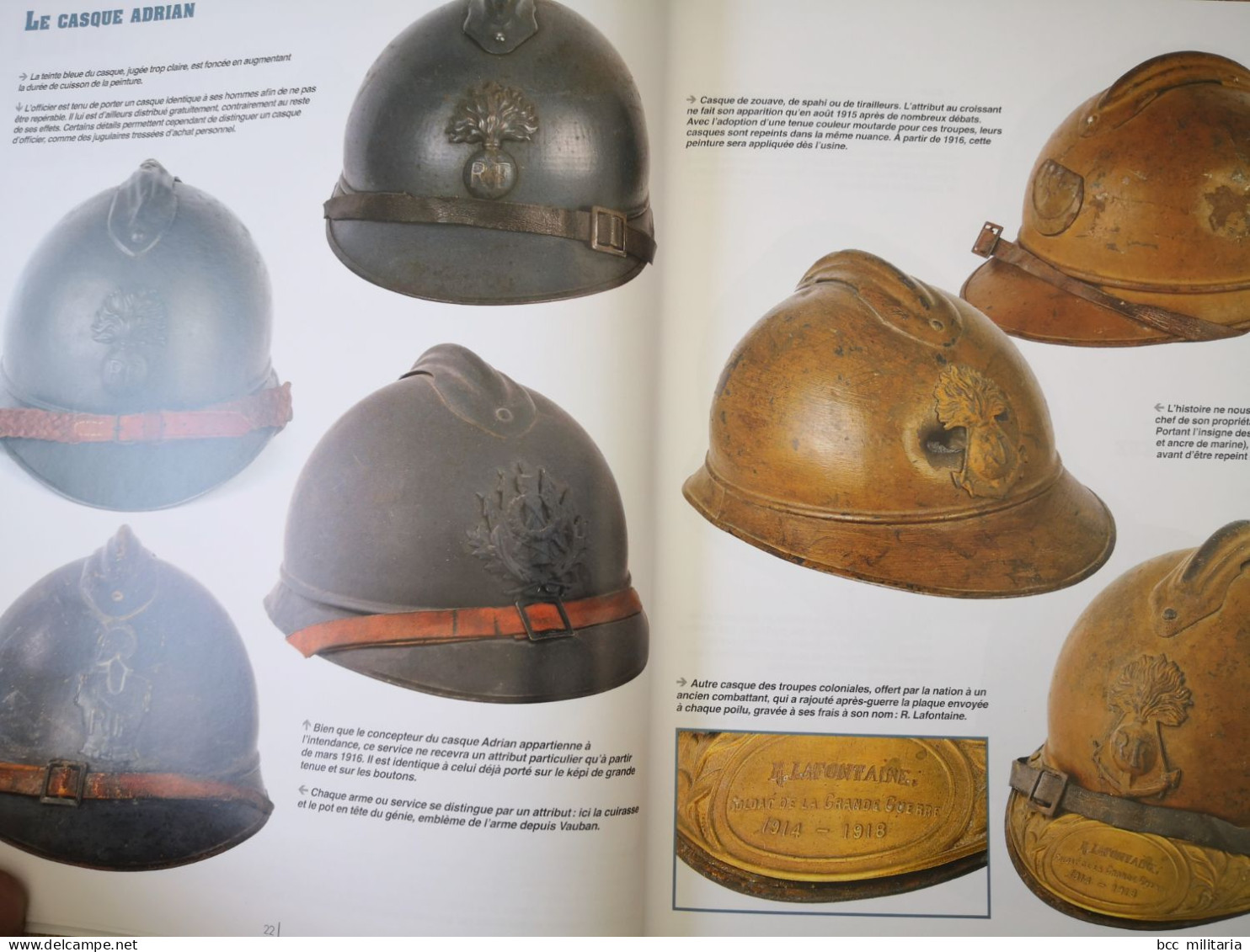 LES CASQUES MILITAIRES FRANÇAIS - GUIDE MILITARIA N° 9 Histoire et Collections