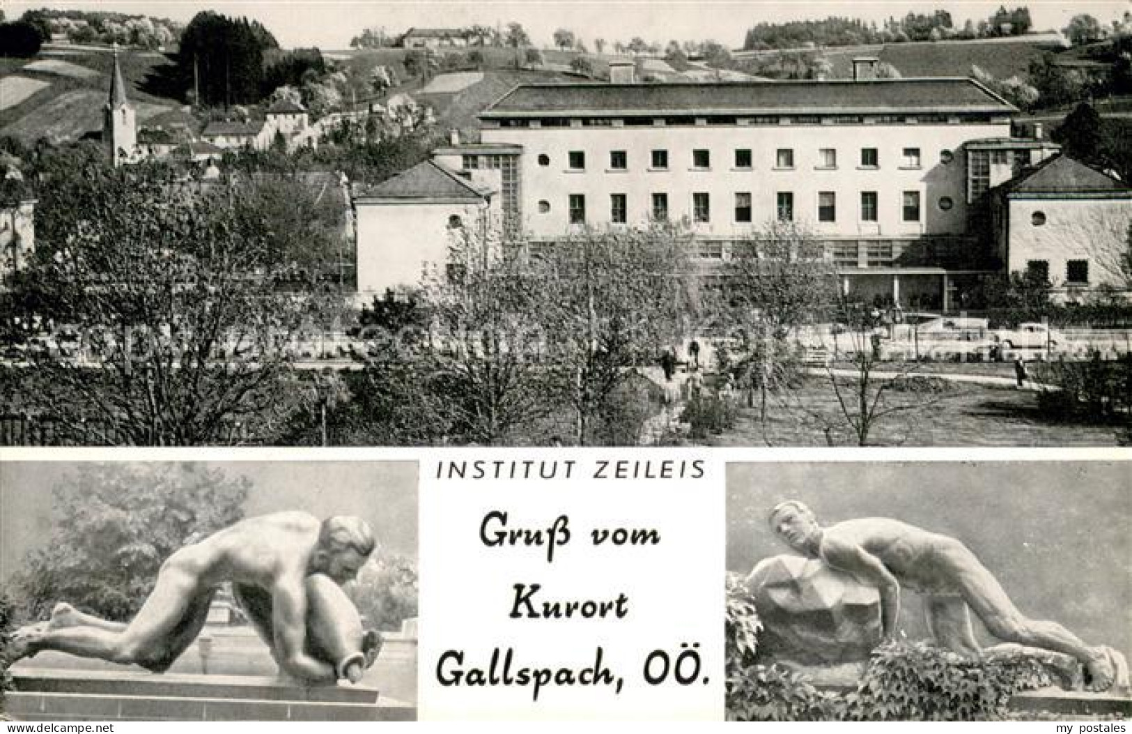 73682859 Gallspach Institut Zeileis Brunnenfiguren Gallspach - Autres & Non Classés