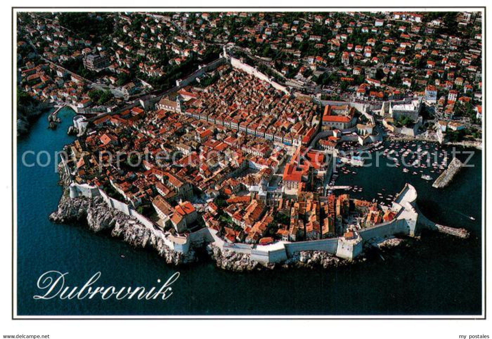 73682783 Dubrovnik Ragusa Fliegeraufnahme Dubrovnik Ragusa - Kroatien