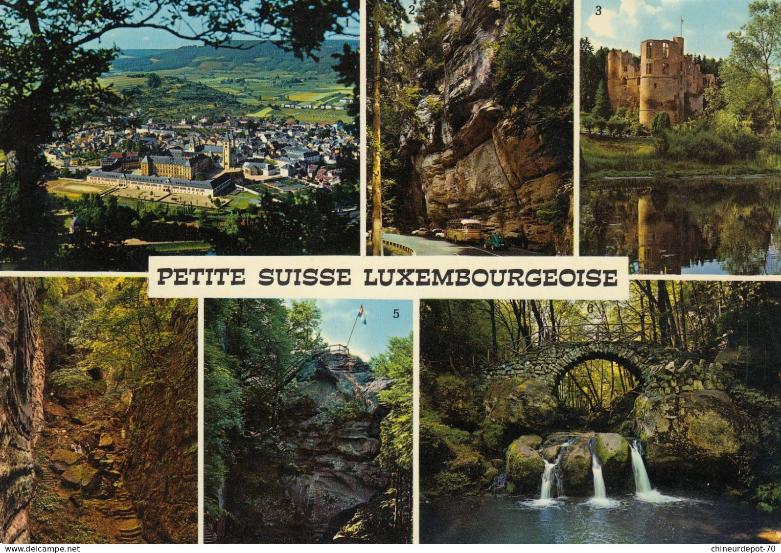 GRAND DUCHE DU LUXEMBOURG  MULTIVUE   PETITE SUISSE LUXEMBOURGEOISE - Other & Unclassified