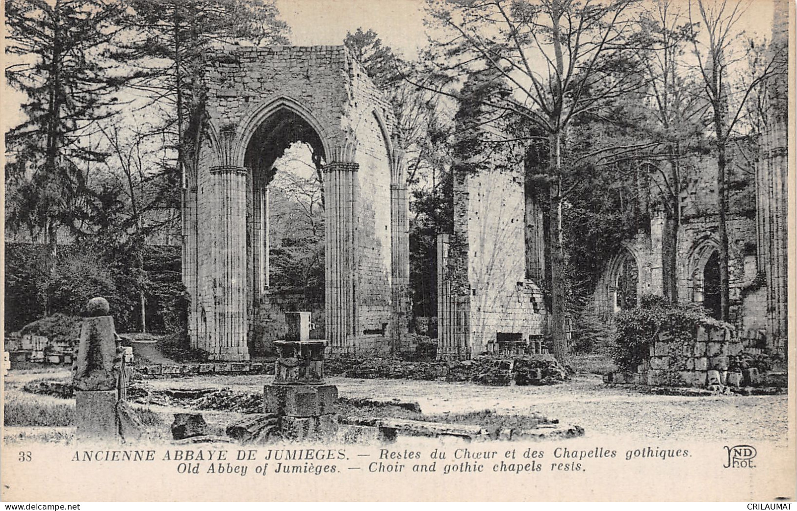 76-JUMIEGES-N°T5076-F/0077 - Jumieges