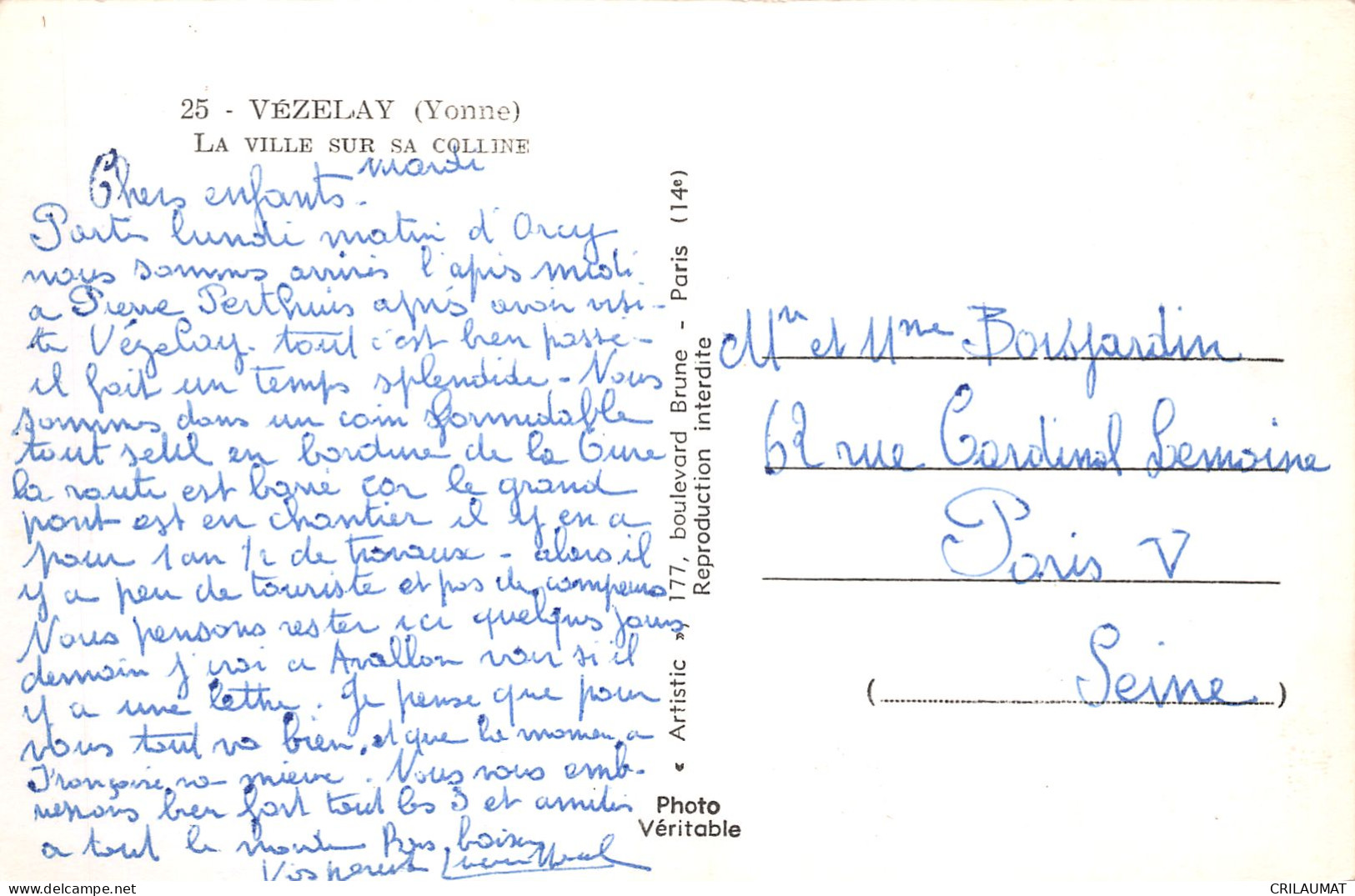 89-VEZELAY-N°T5077-B/0179 - Vezelay