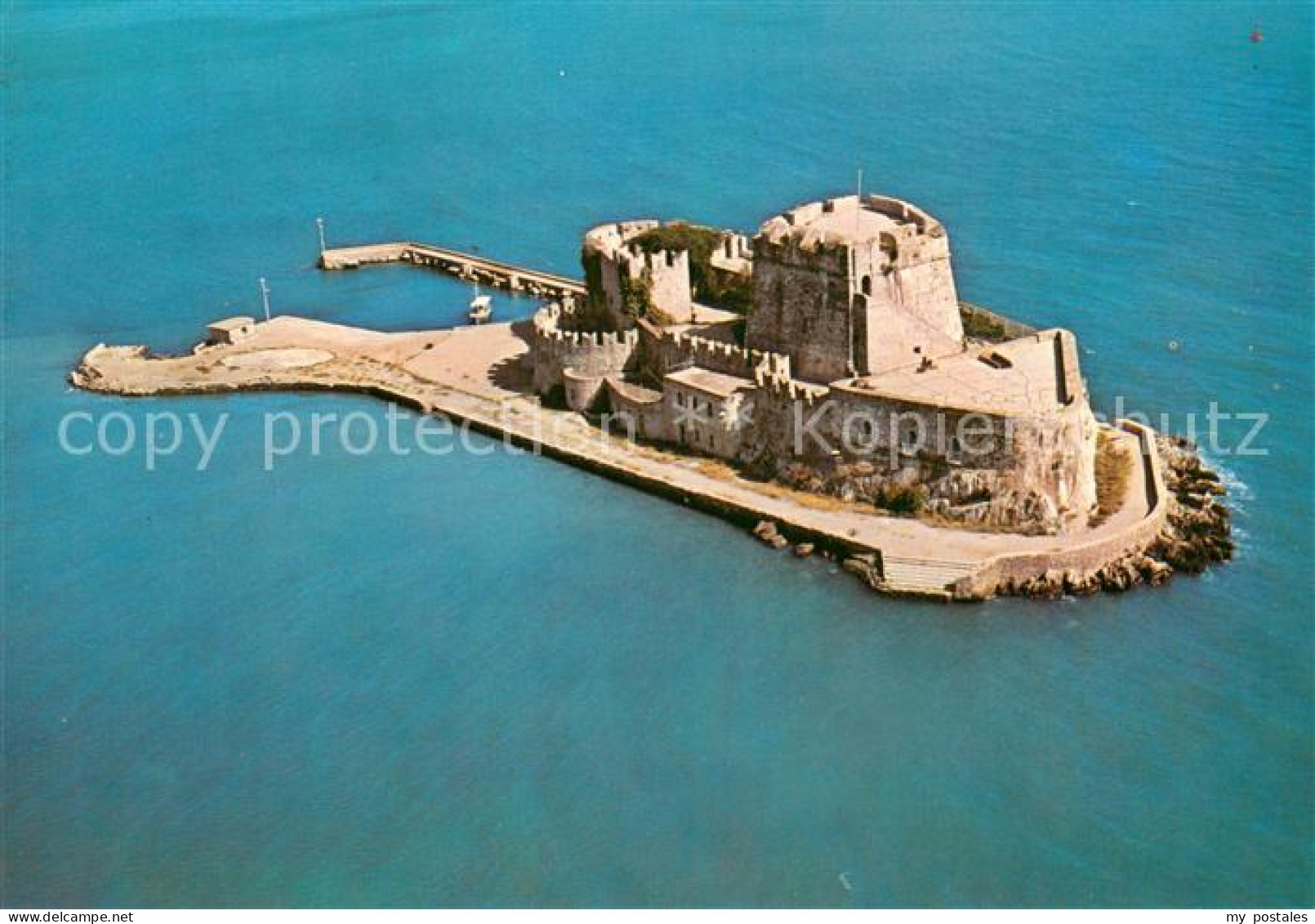 73682704 Nauplia Nauplion Le Bourzi Fliegeraufnahme Nauplia Nauplion - Greece