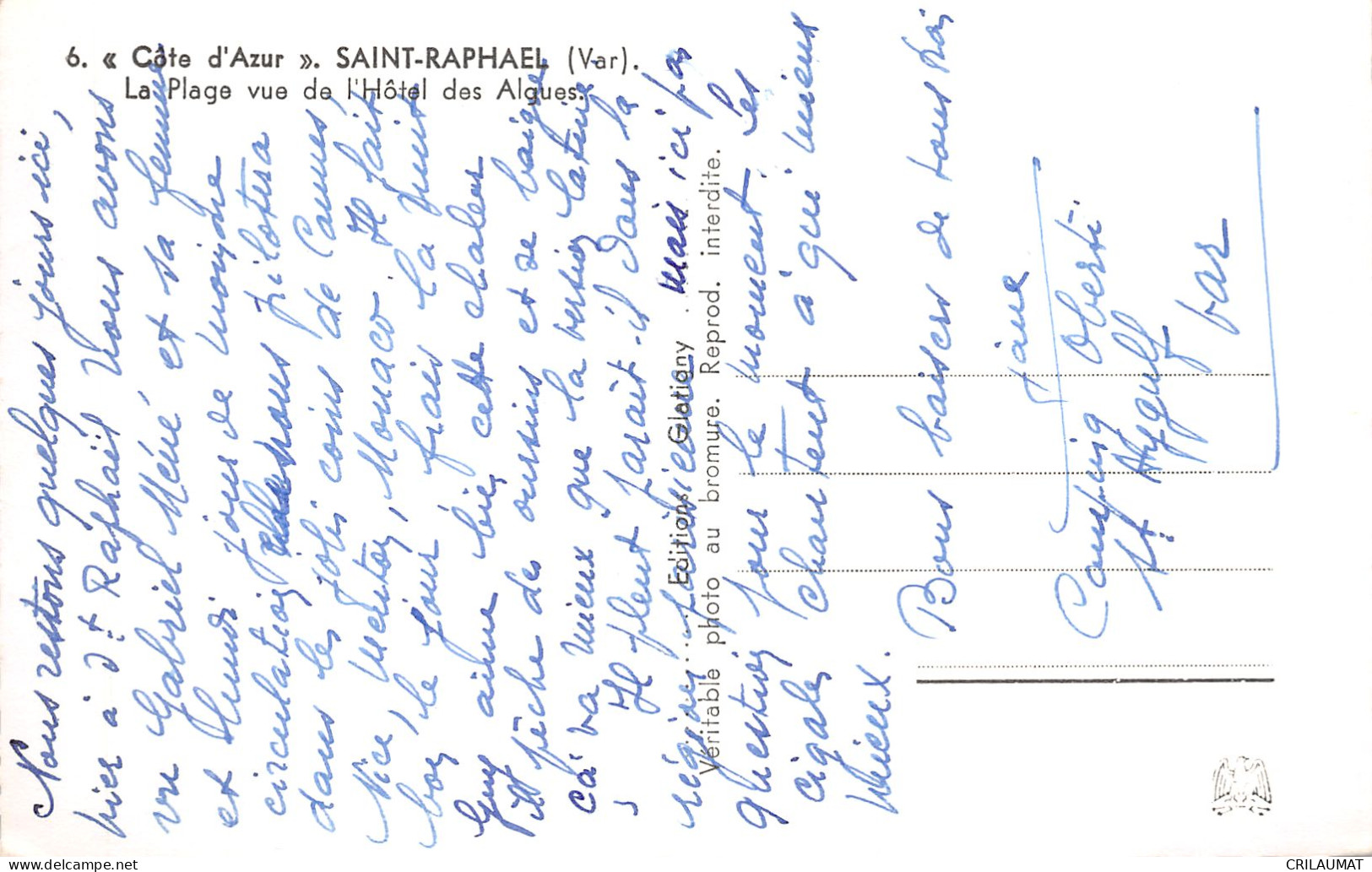 83-SAINT RAPHAEL-N°T5077-B/0059 - Saint-Raphaël