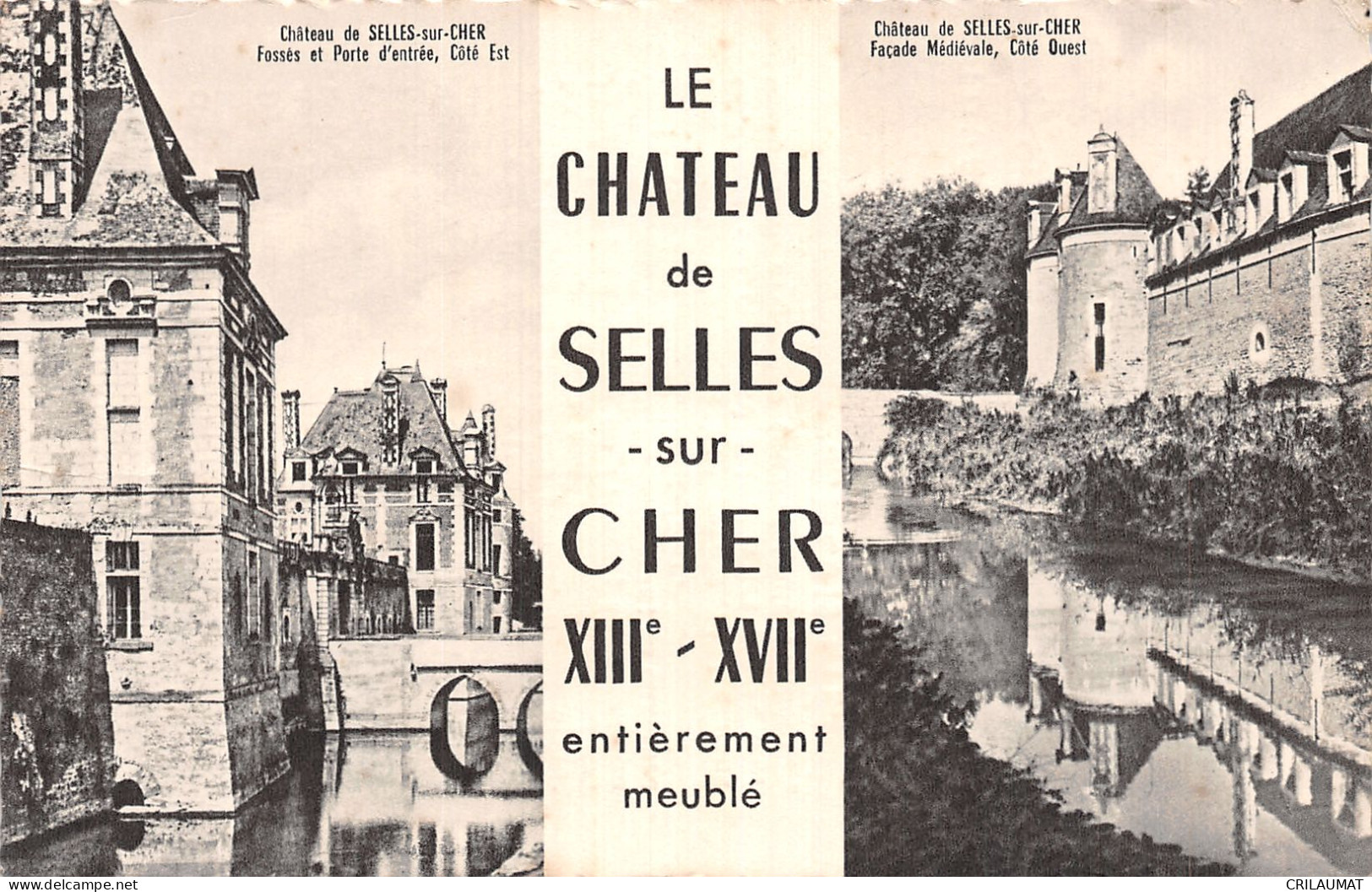 41-SELLES SUR CHER LE CHATEAU-N°T5077-A/0389 - Selles Sur Cher