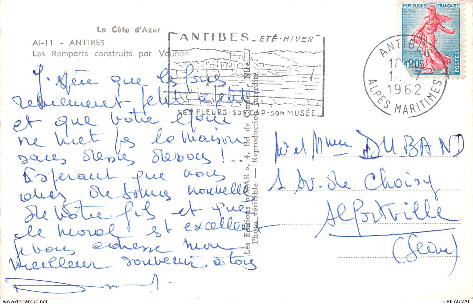 06--ANTIBES-N°T5077-A/0319 - Other & Unclassified