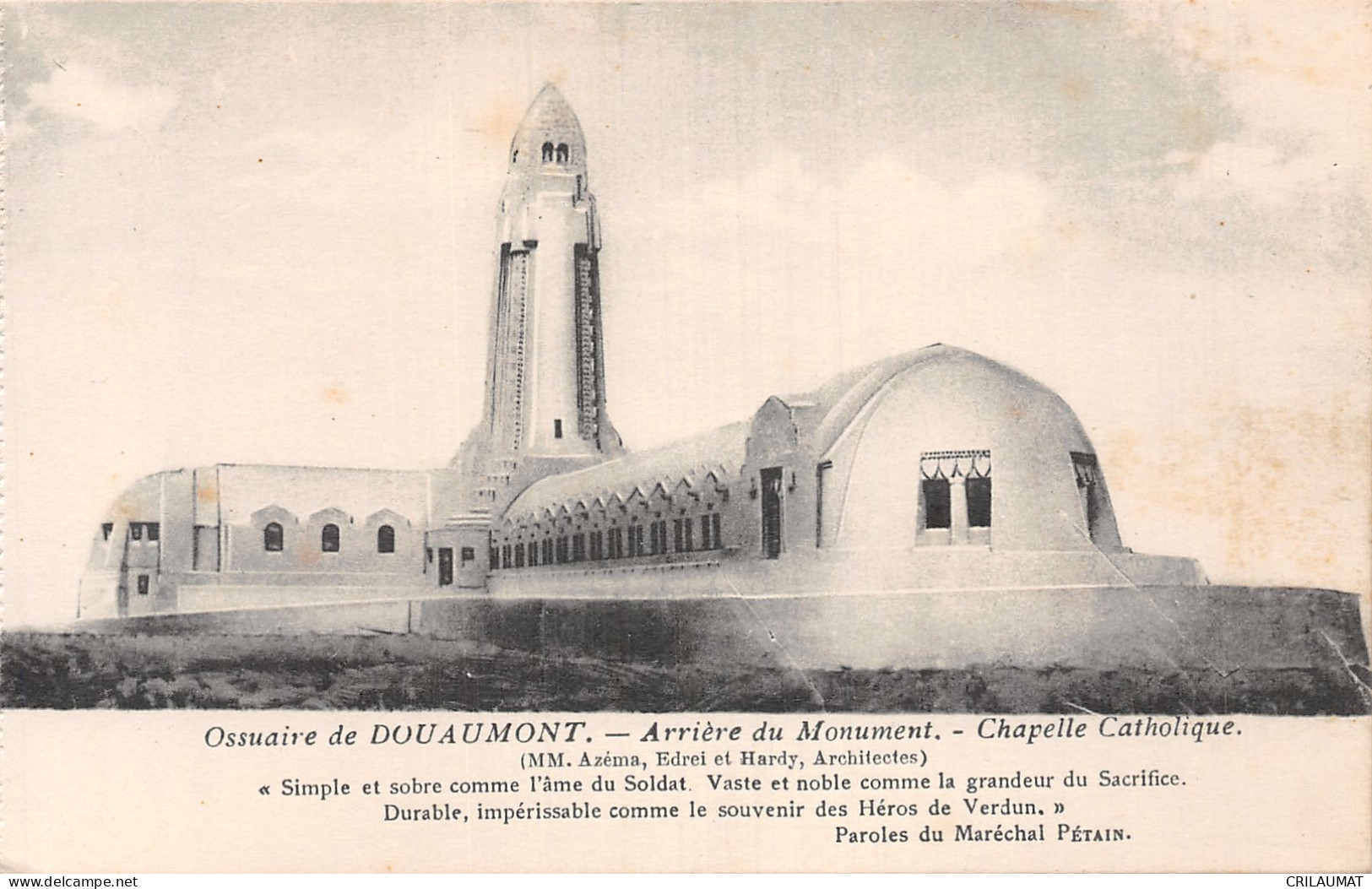 55-DOUAUMONT L OSSUAIRE-N°T5077-A/0301 - Douaumont