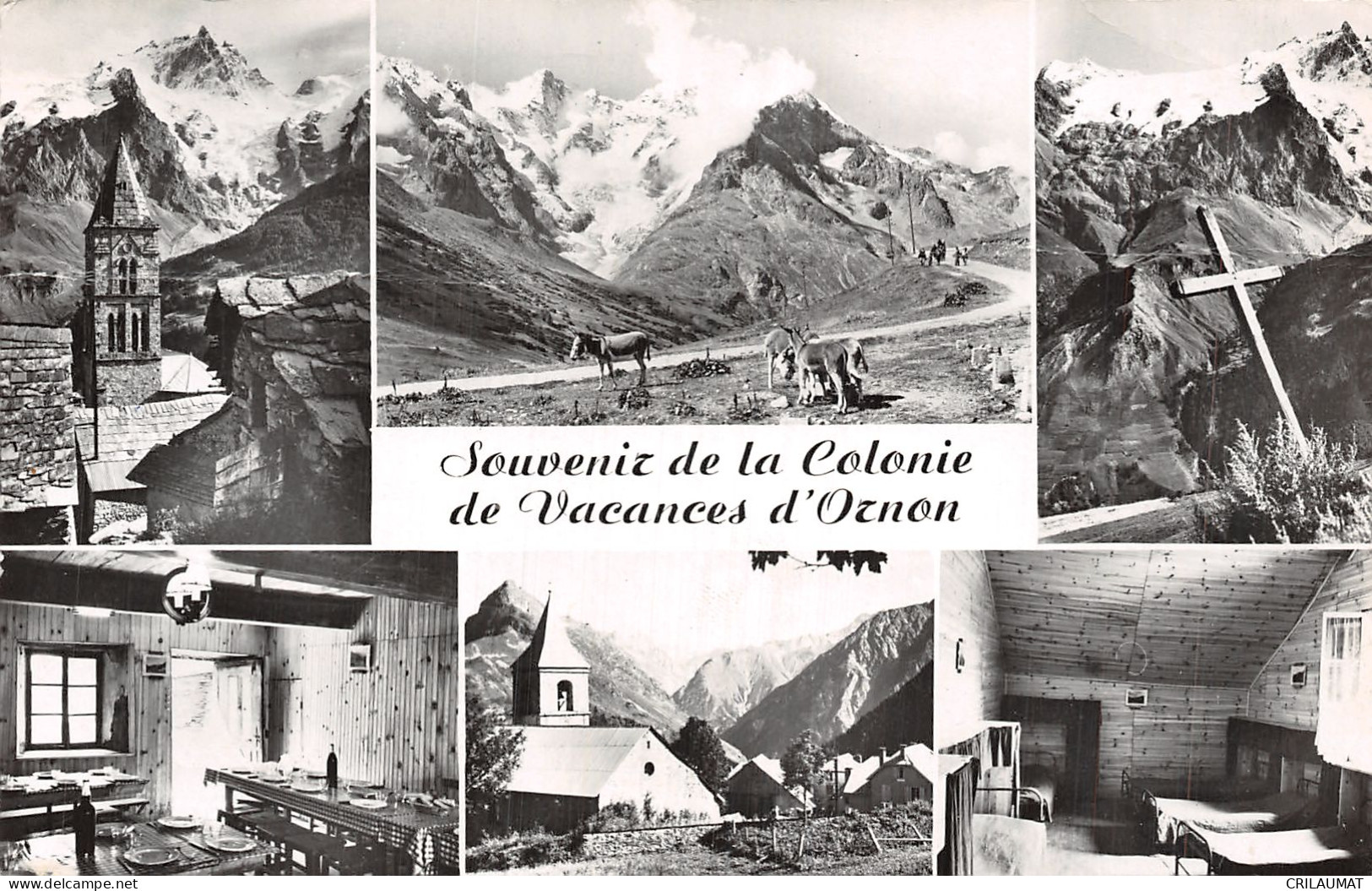 38-BOURG D OISANS COLONIE DE VACANCES D ORNON-N°T5077-A/0149 - Bourg-d'Oisans