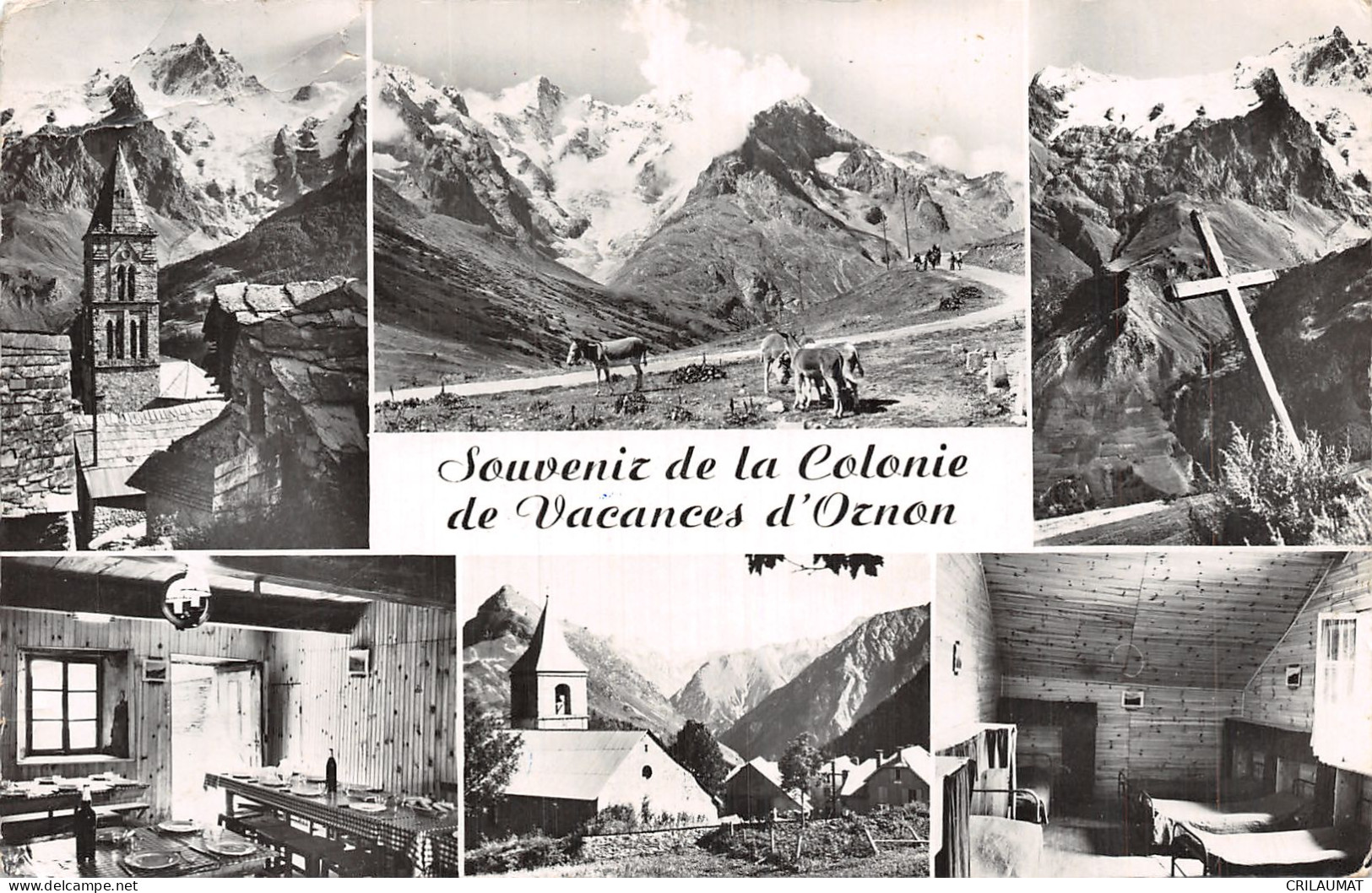 38-BOURG D OISANS COLONIE DE VACANCES D ORNON-N°T5077-A/0153 - Bourg-d'Oisans