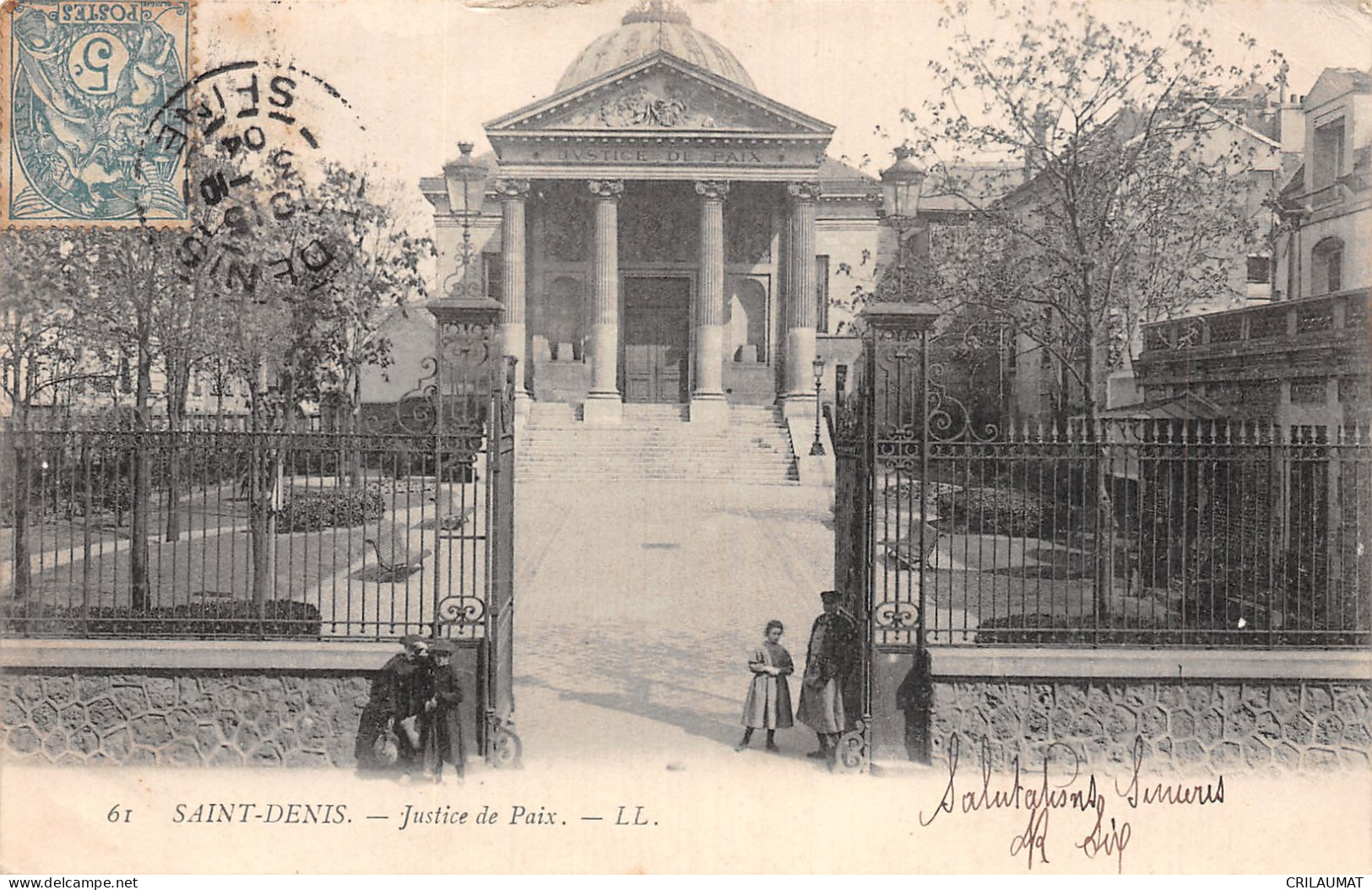 93-SAINT DENIS JUSTICE DE PAIX-N°T5077-D/0029 - Saint Denis