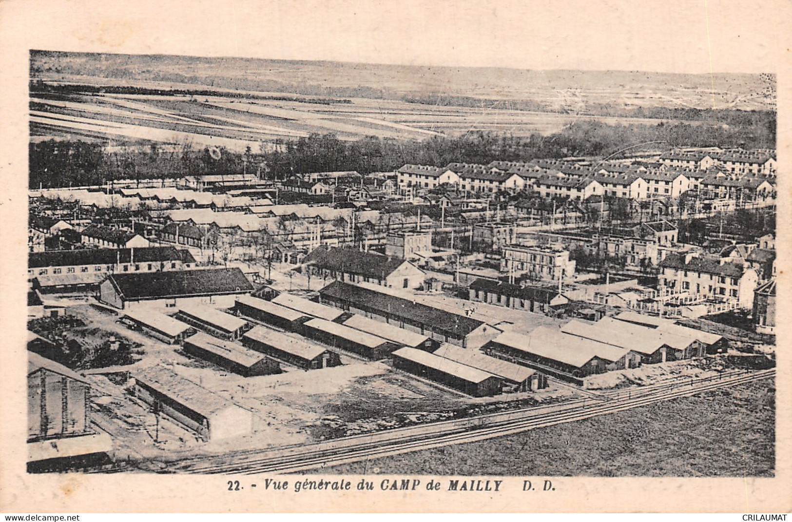 10-CAMP DE MAILLY-N°T5077-G/0377 - Other & Unclassified