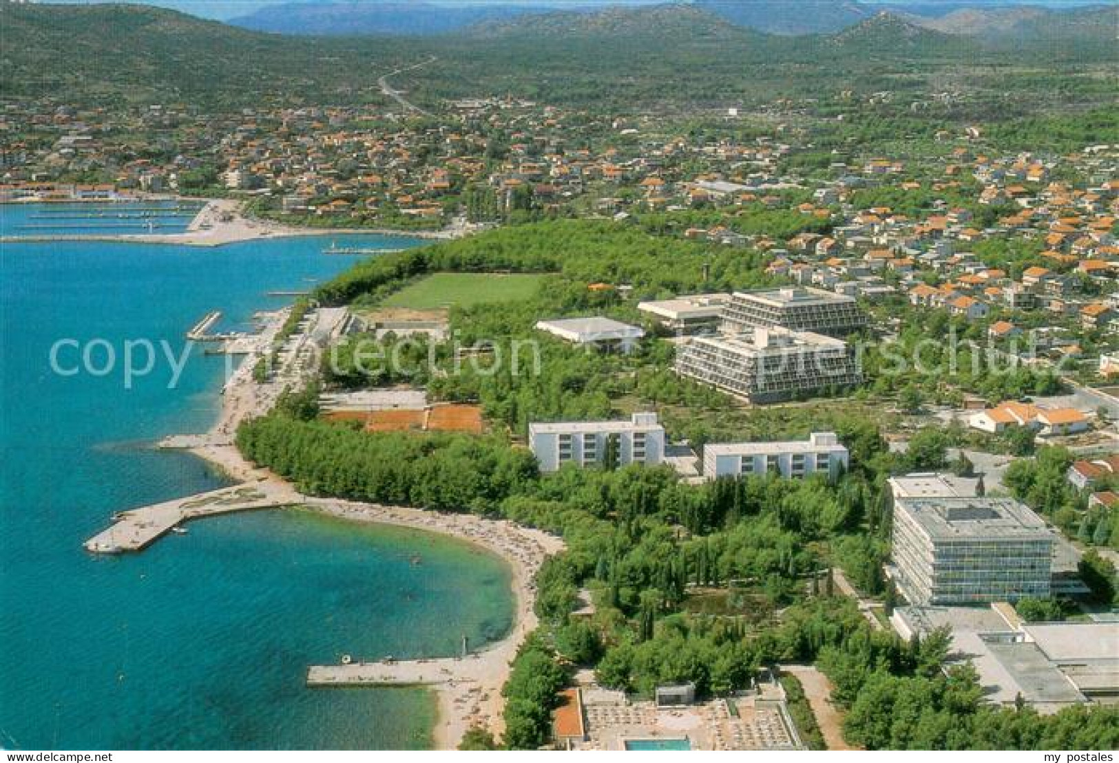 73682655 Vodice Hotel Imperial Und Olympia Fliegeraufnahme Vodice - Croatie