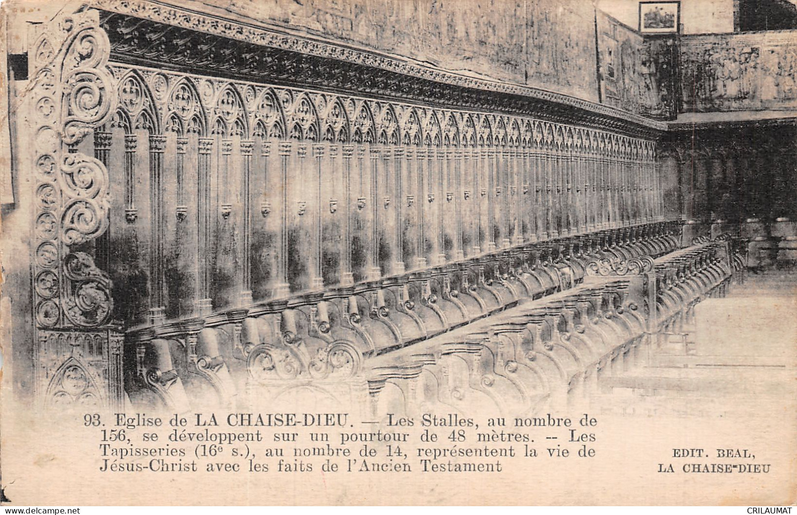 43-LA CHAISE DIEU-N°T5077-H/0383 - La Chaise Dieu