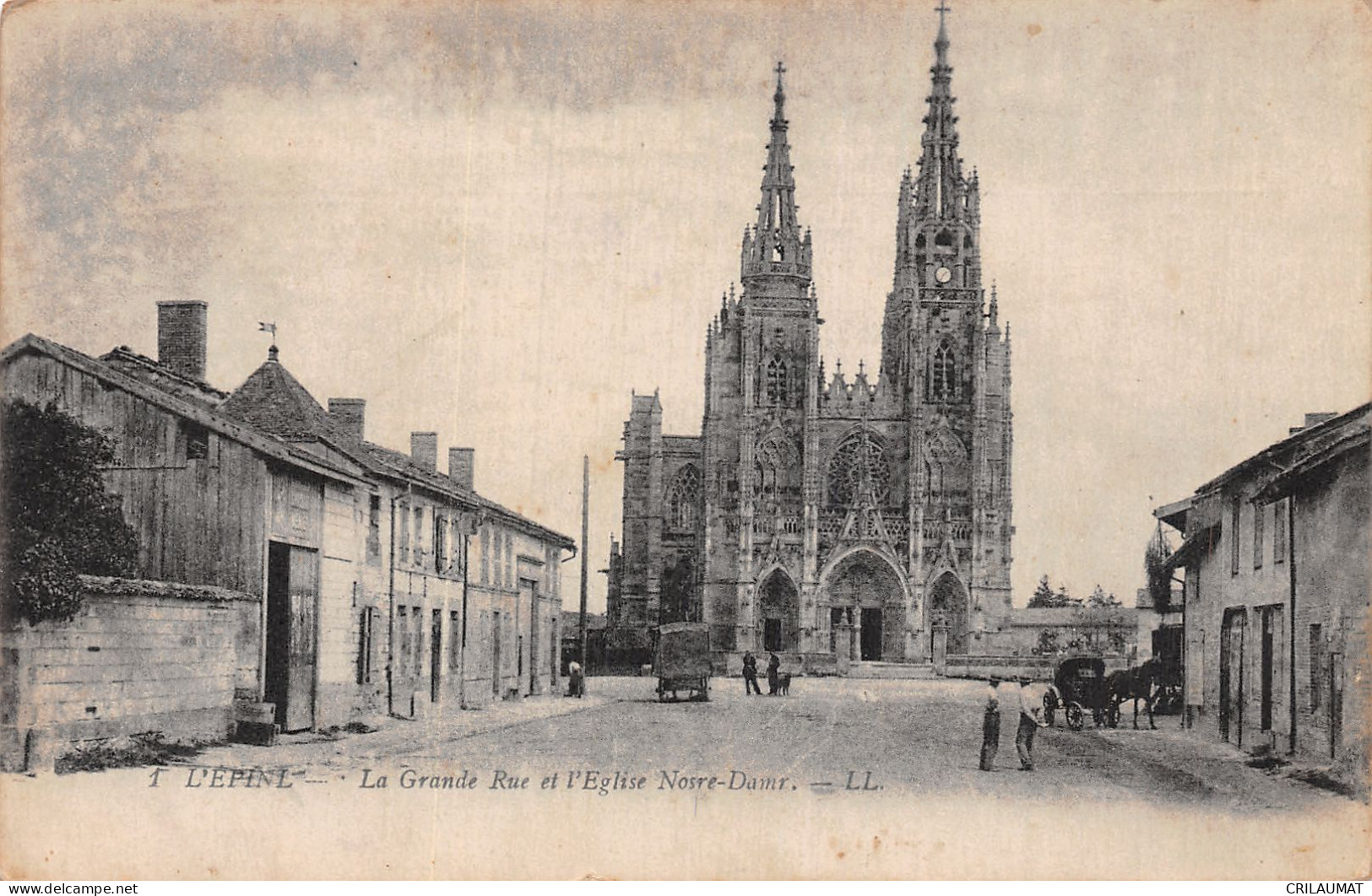 51-L EPINE EGLISE NOTRE DAME-N°T5077-H/0157 - L'Epine