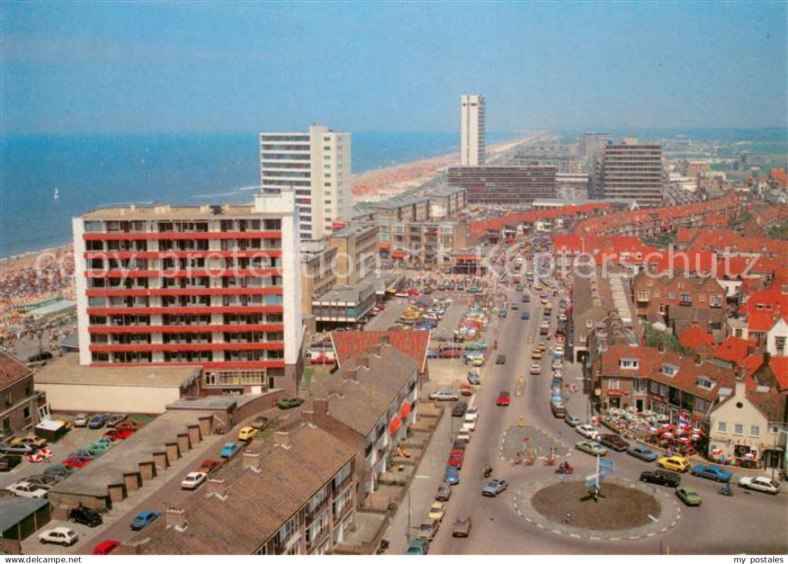 73682568 Zandvoort Holland Hotel Cafe Restaurant Odyssee Fliegeraufnahme Zandvoo - Andere & Zonder Classificatie