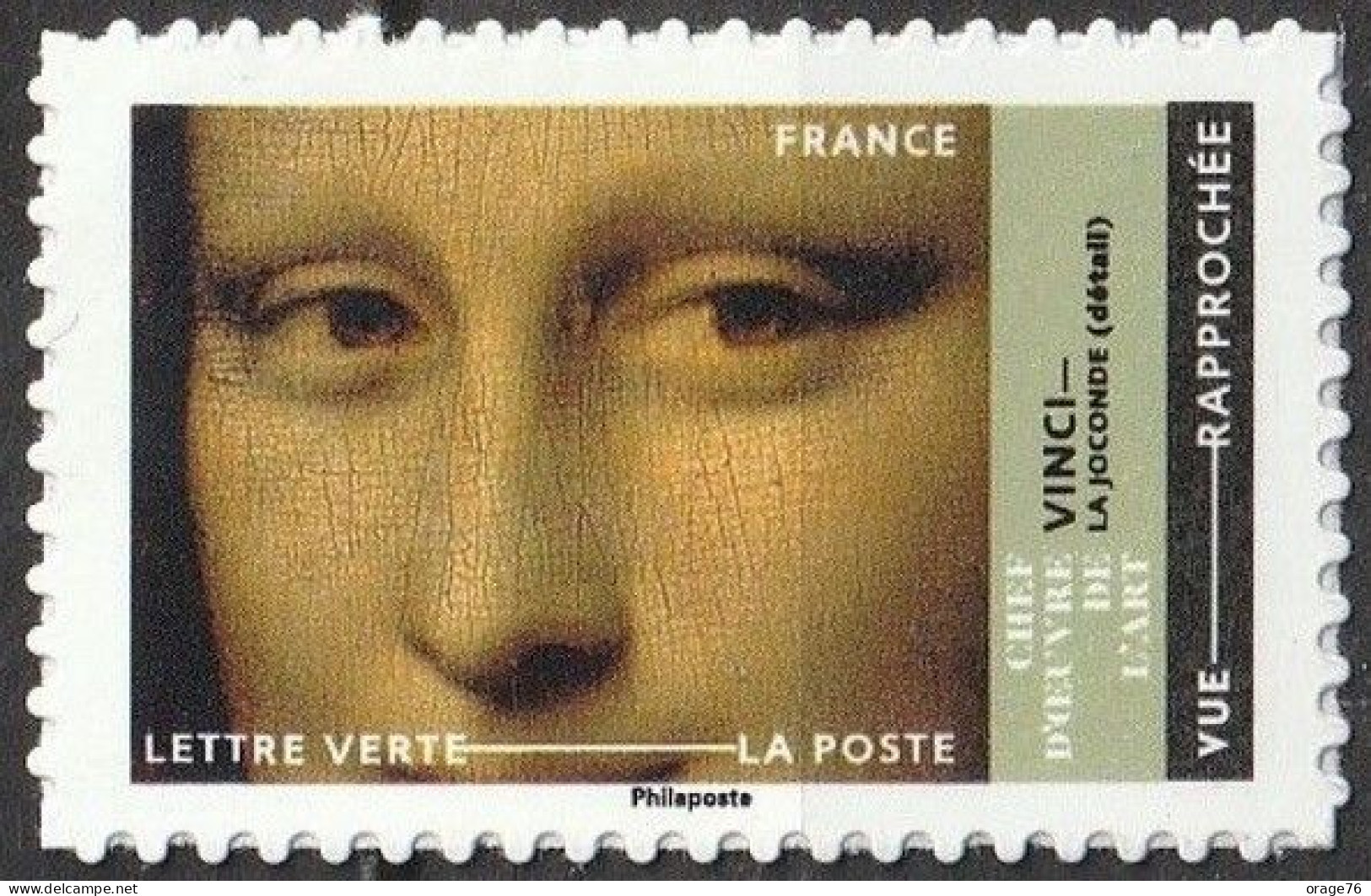 1 TIMBRE  LA JOCONDE AUTOCOLLANT - TTB - Unused Stamps