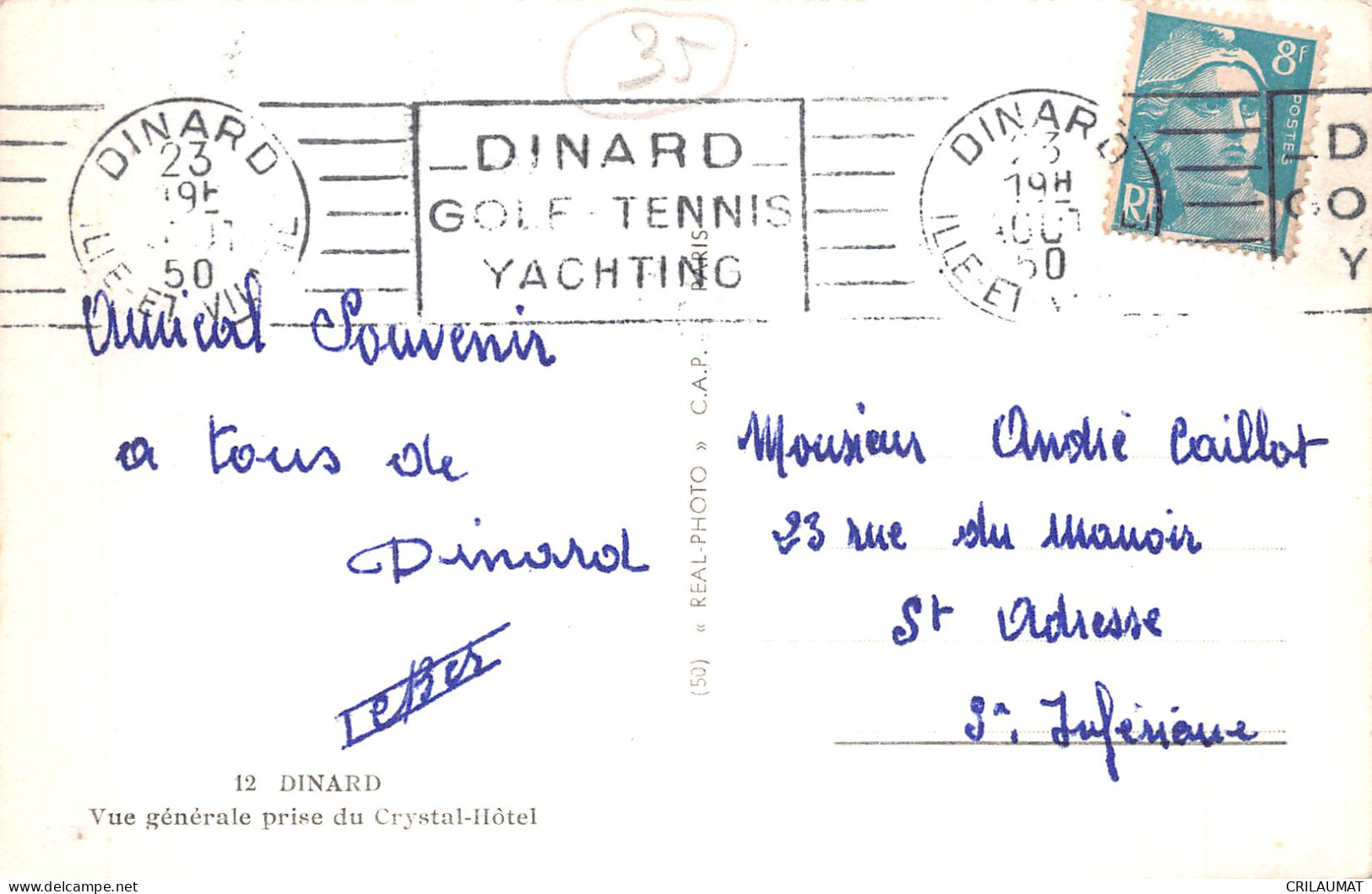 35-DINARD-N°T5079-D/0101 - Dinard