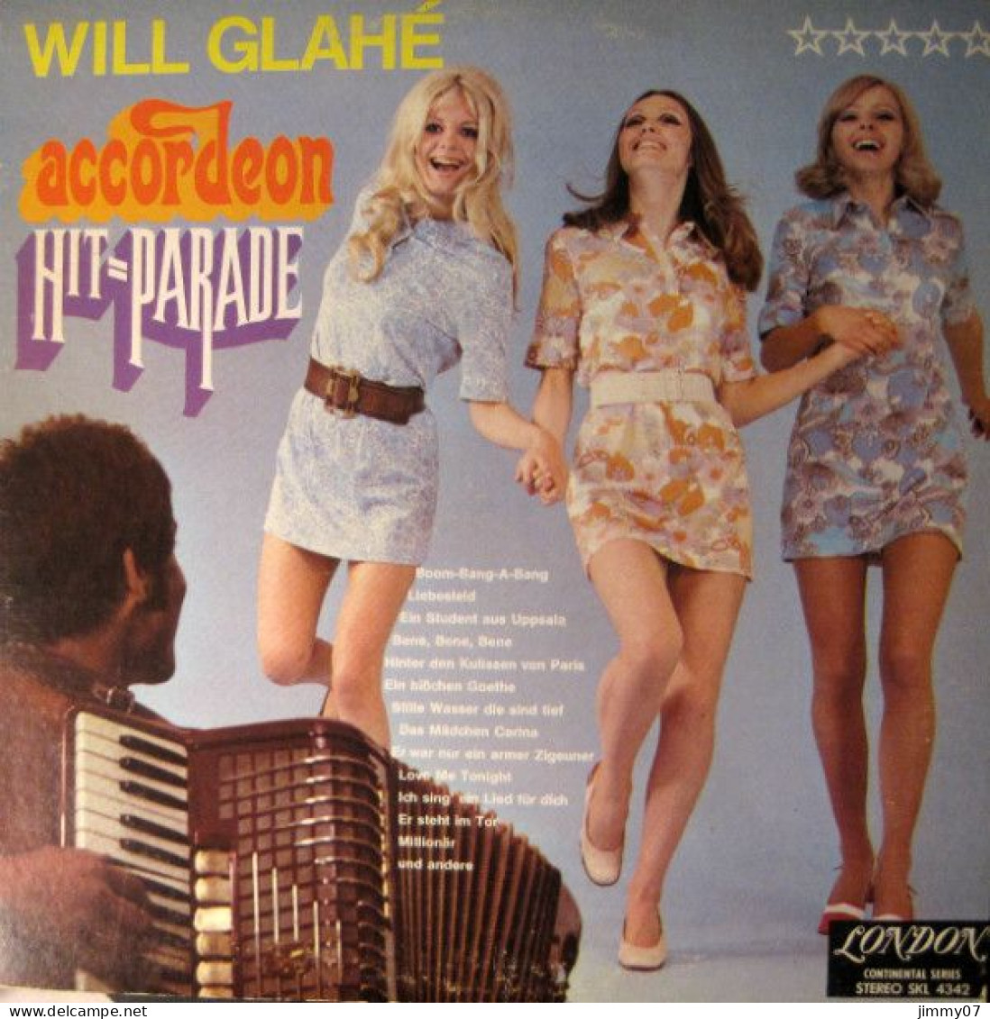 Will Glahé, Will Glahé Und Sein Orchester - Accordeon Hit-Parade (LP) - Disco & Pop