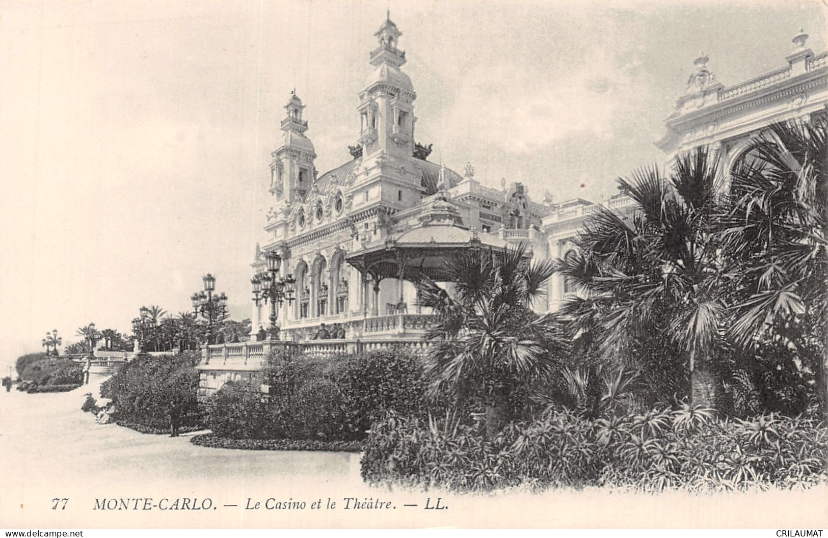 98-MONTE CARLO LE CASINO ET LE THEATRE-N°T5079-F/0325 - Other & Unclassified