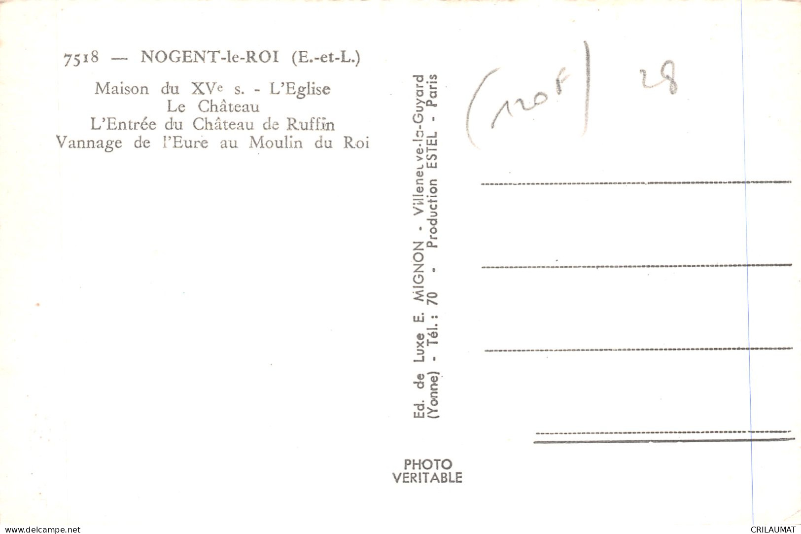 28-NOGENT LE ROI-N°T5079-F/0067 - Nogent Le Roi