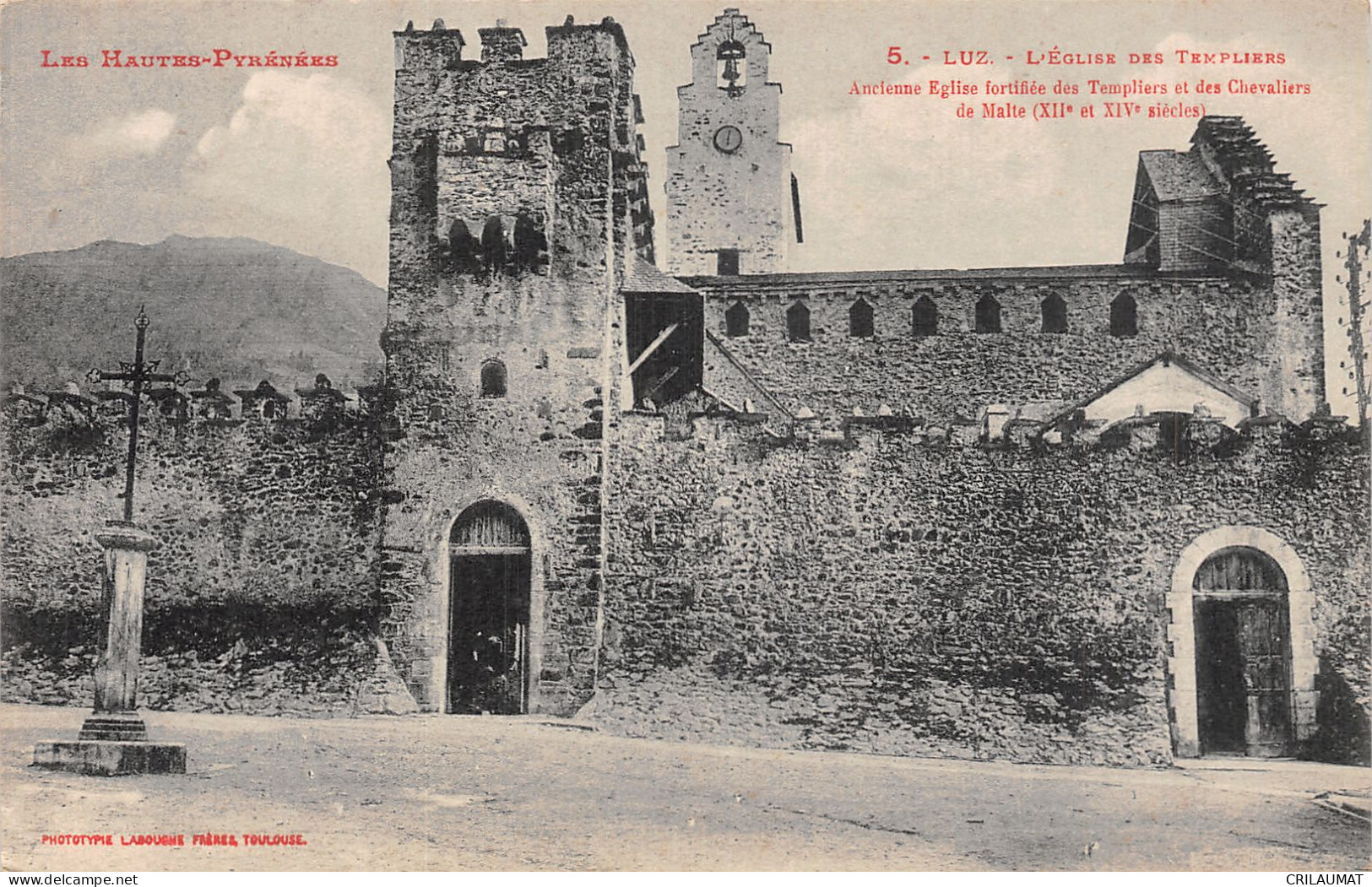 65-LUZ EGLISE DES TEMPLIERS-N°T5079-E/0295 - Luz Saint Sauveur