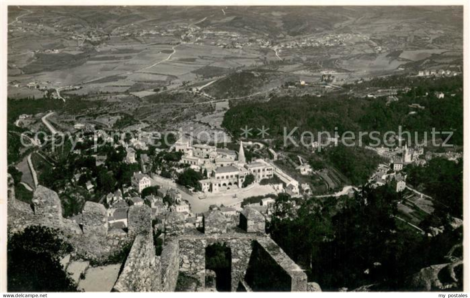 73681874 Sintra Castelo Dos Mouros E Vista Panoramica Sintra - Altri & Non Classificati